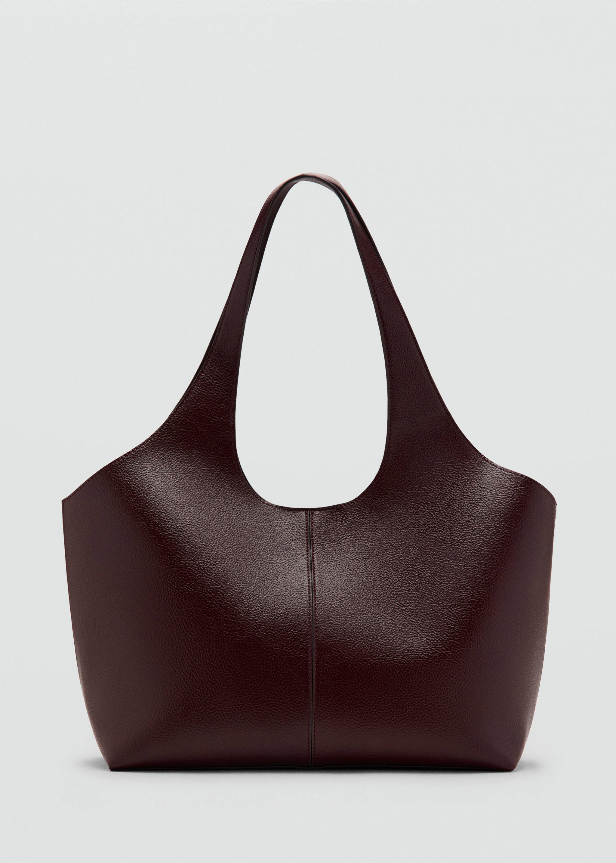 Large shopper bag - Article without model, Burgundy. Ref: 27063304-00.