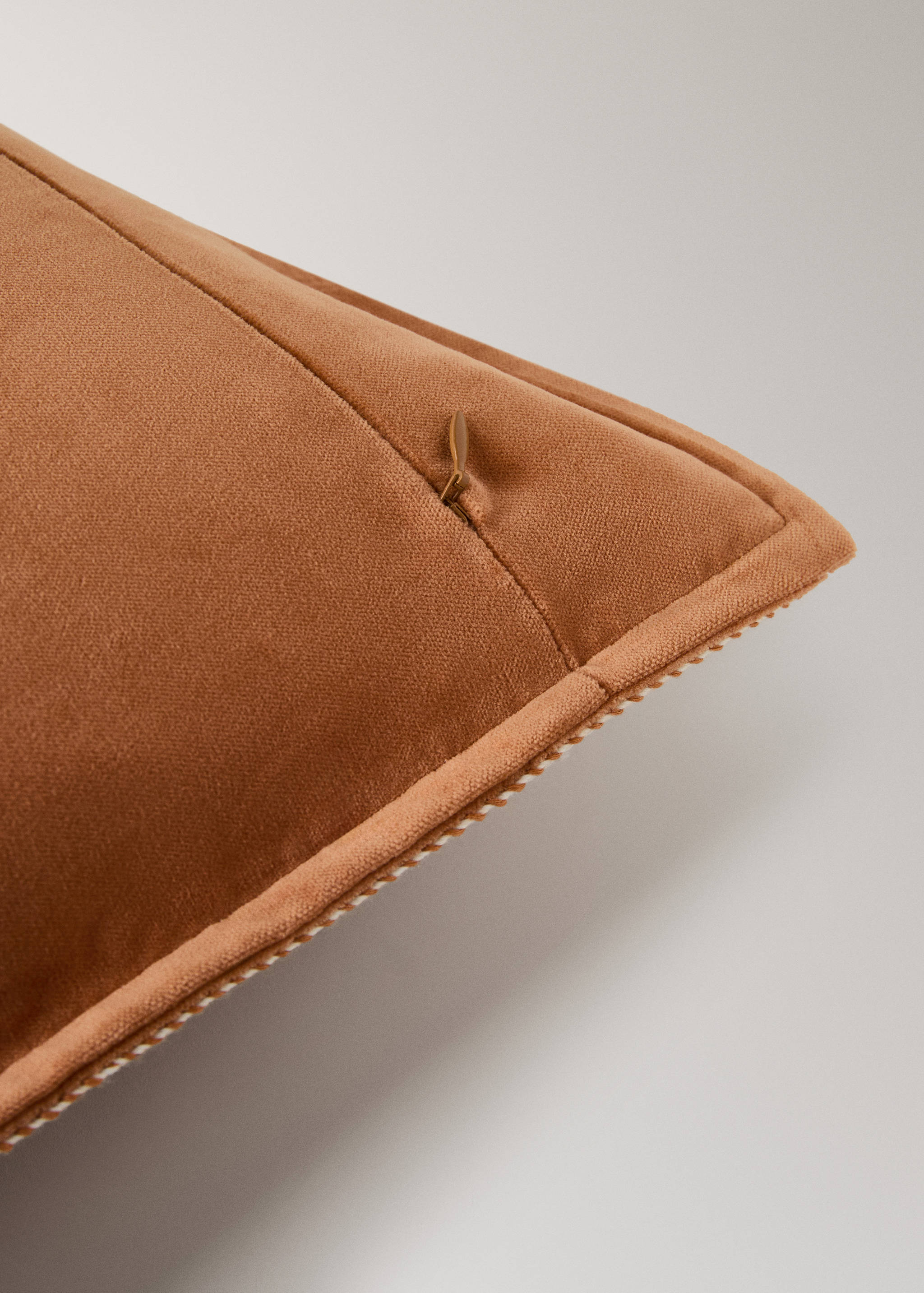 Housse de coussin en velours avec détail bande 40x60 cm - Détail de l'article 2