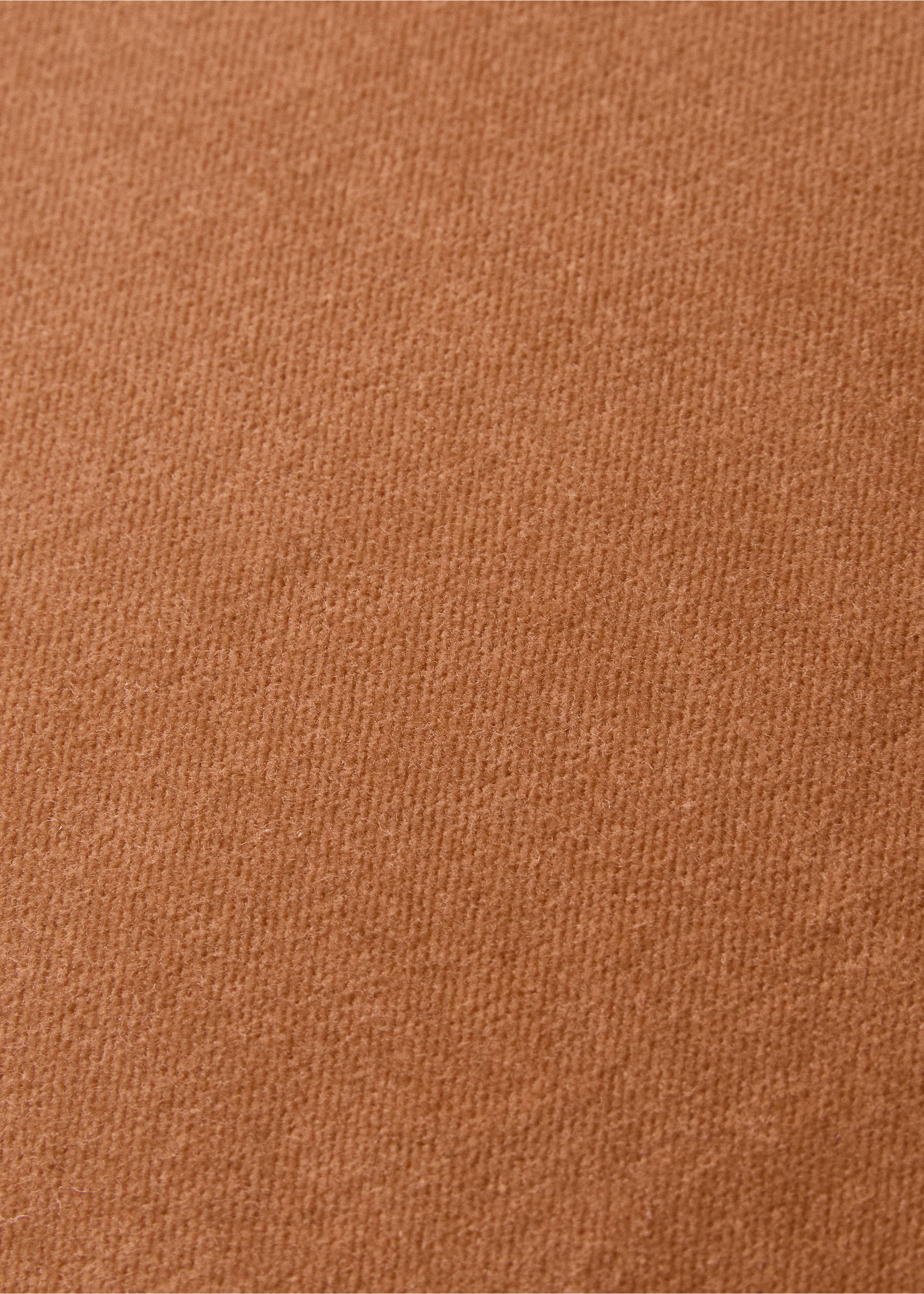 Husă de pernă din catifea cu detaliu de fundă, 40x60 cm - Detaliu al articolului 3, Curry. Ref: 27063306-00.