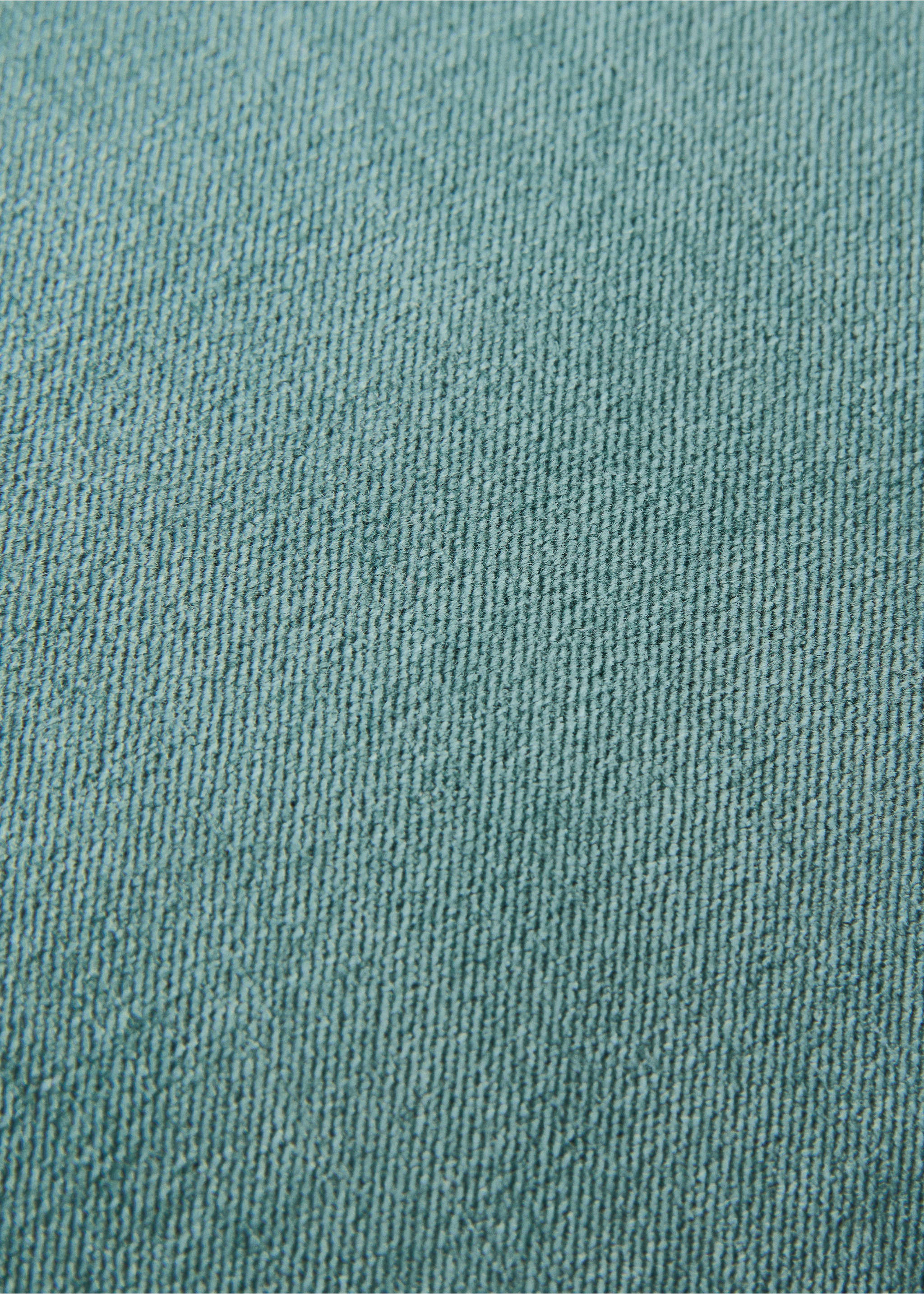 Copricuscino velluto dettaglio fascia 40x60 cm - Dettaglio dell'articolo 3, Verde acqua. Ref: 27063306-00.