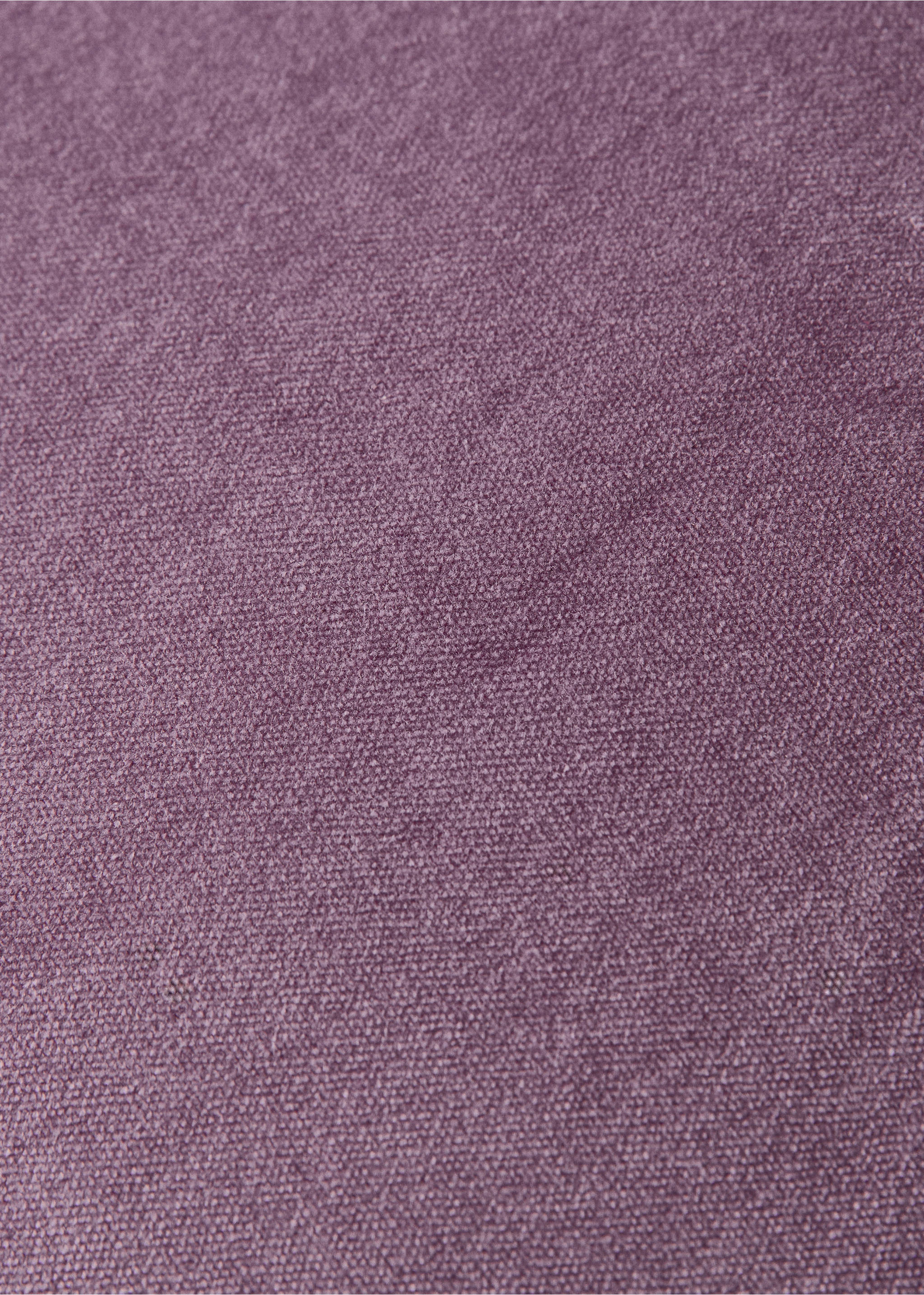 Velvet cushion cover with tape detail 40x60 cm - Details of the article 3, Cherry. Ref: 27063306-00.