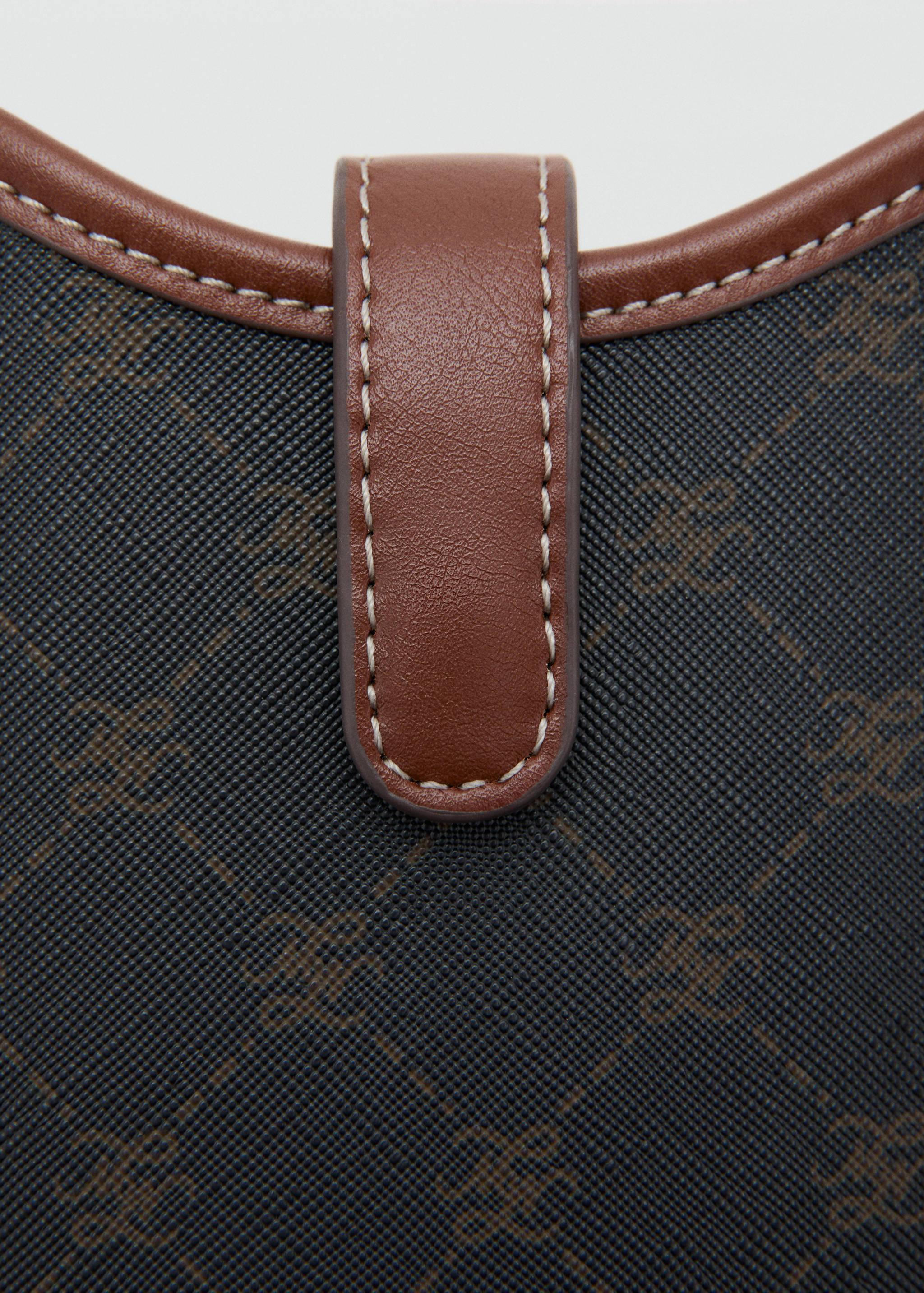 Jacquard crossbody mobile phone case with logo - Details of the article 1