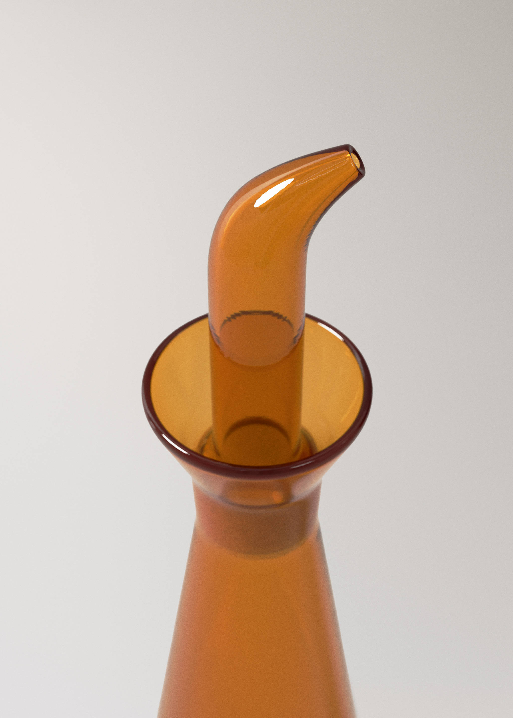 Medium coloured borosilicate oil cruet - Details of the article 1