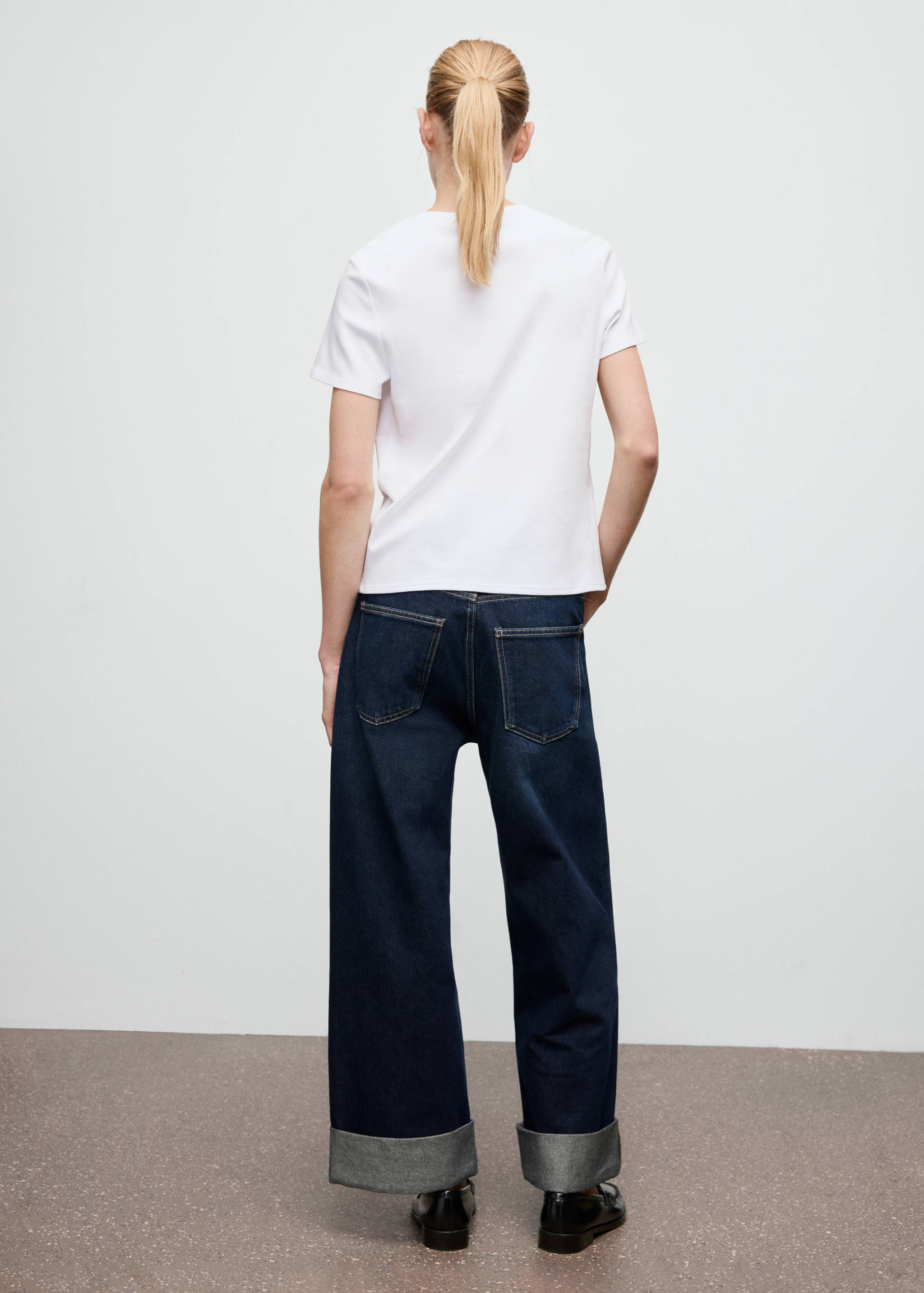 T-shirt coton manches courtes - Verso de l’article