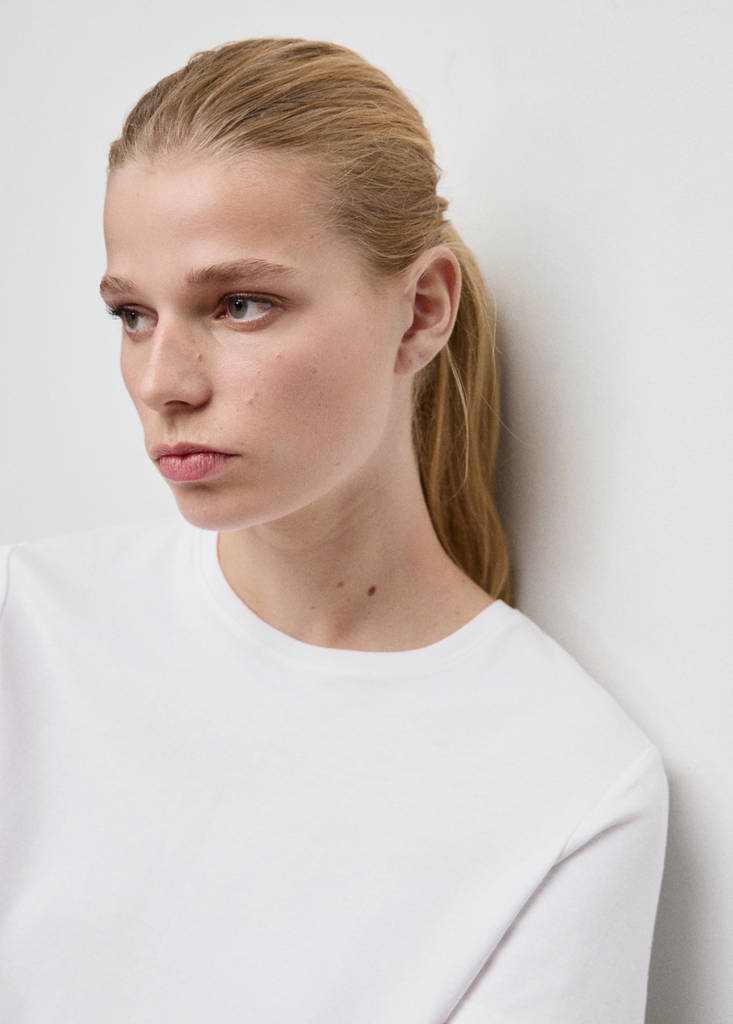 Short-sleeved cotton t-shirt — White