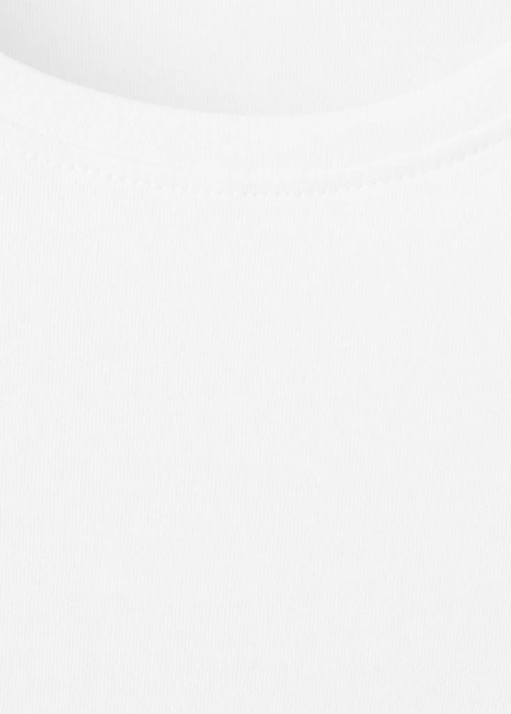 Short-sleeved cotton t-shirt — White
