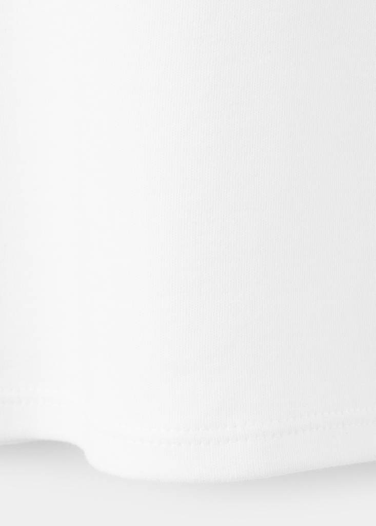 Short-sleeved cotton t-shirt — White