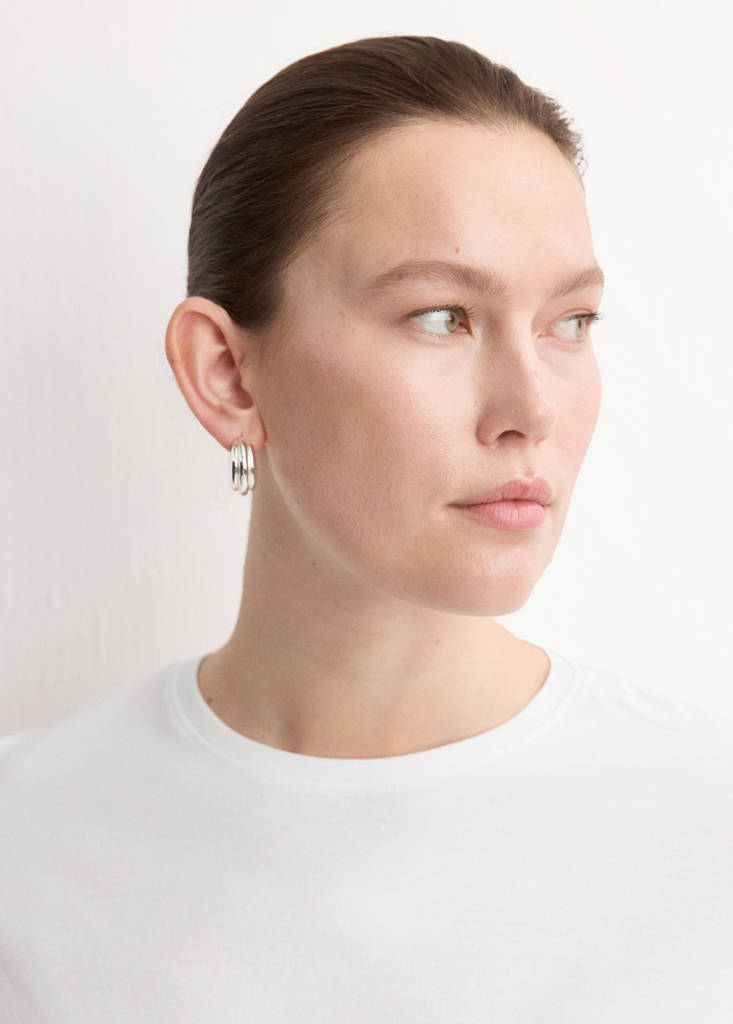 Short-sleeved cotton t-shirt — White