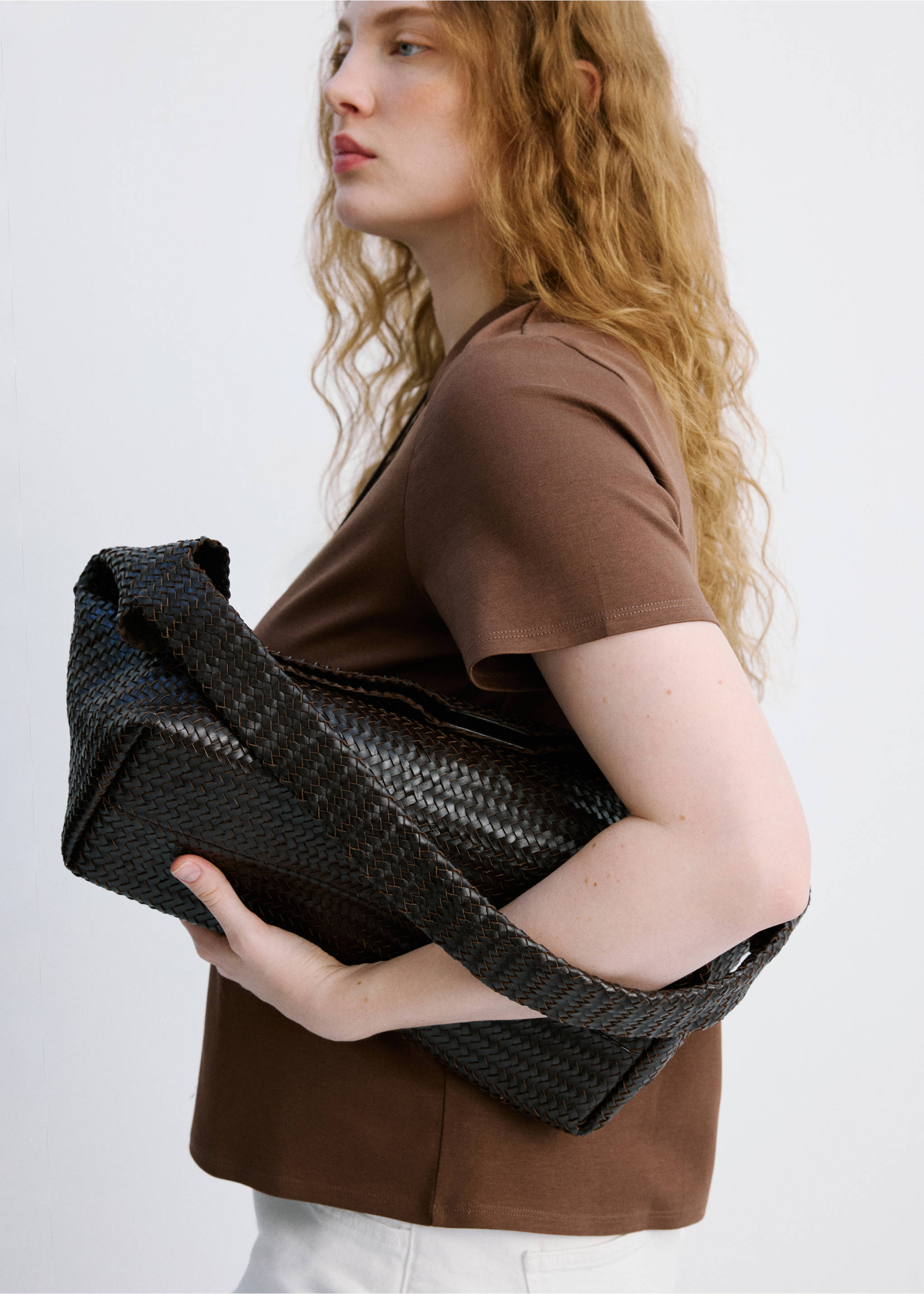 Camiseta algodón manga corta - Detalle del artículo 5, Marrón. Ref: 27063312-00.