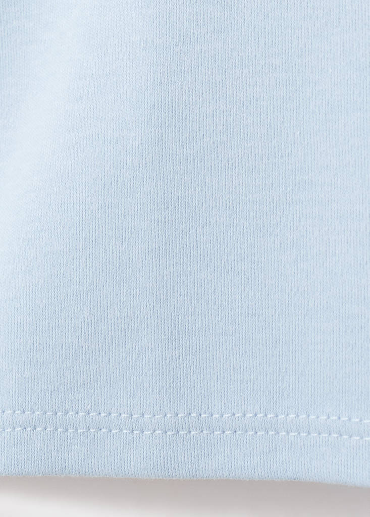 Short-sleeved cotton t-shirt — Sky Blue