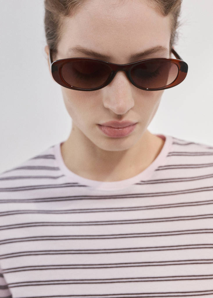 Short-sleeved cotton t-shirt — Light Pink