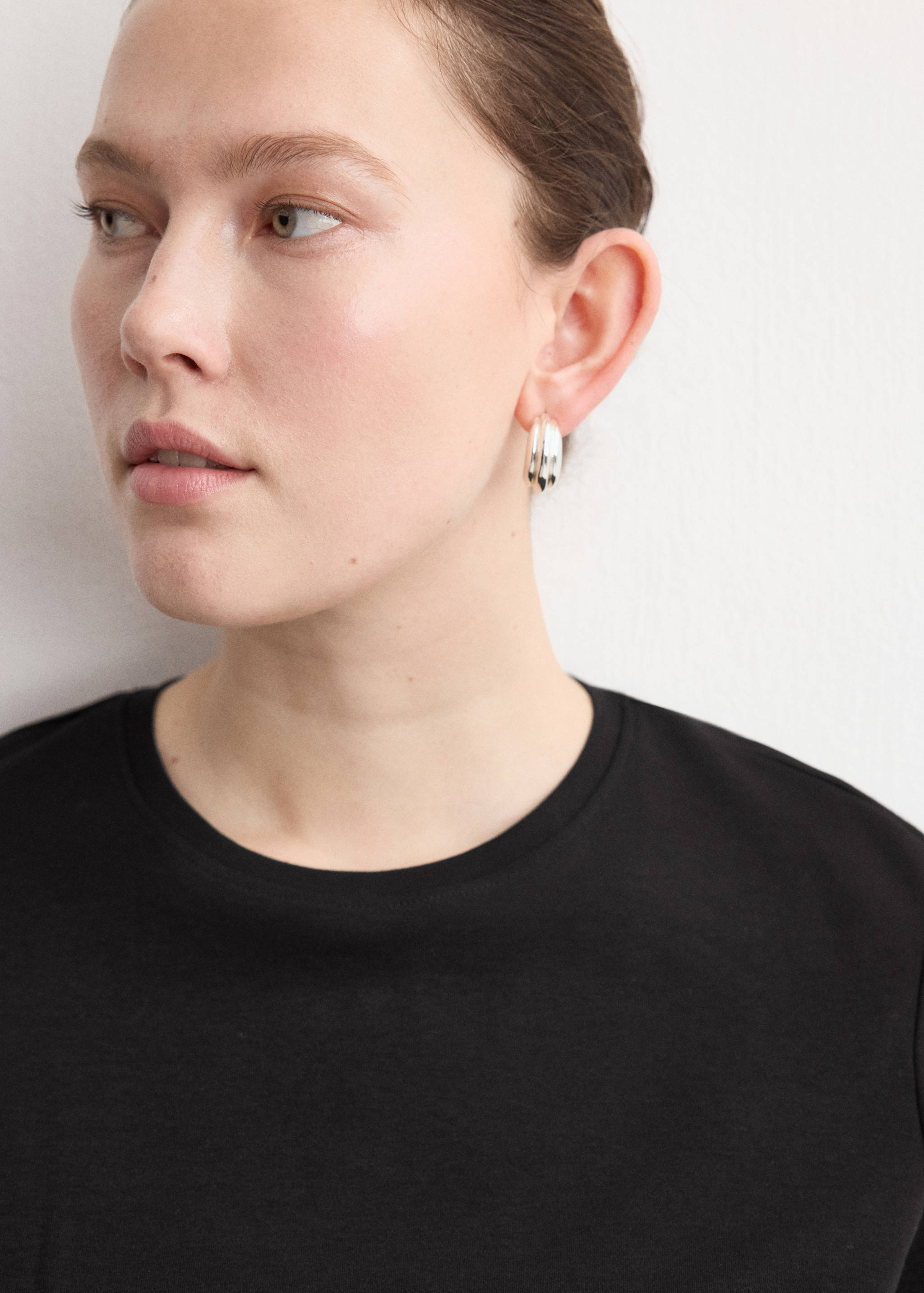 Short-sleeved cotton t-shirt - Details of the article 4