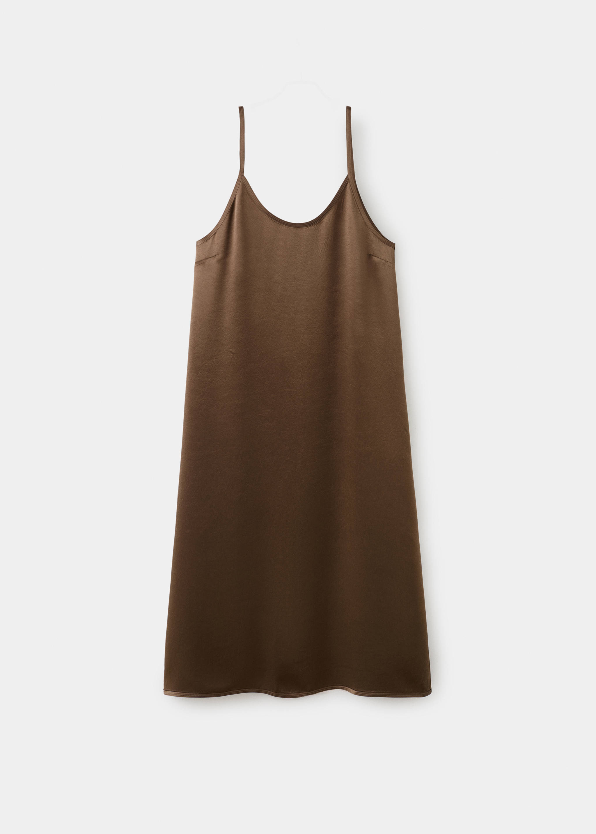 Long satin nightgown - Article without model