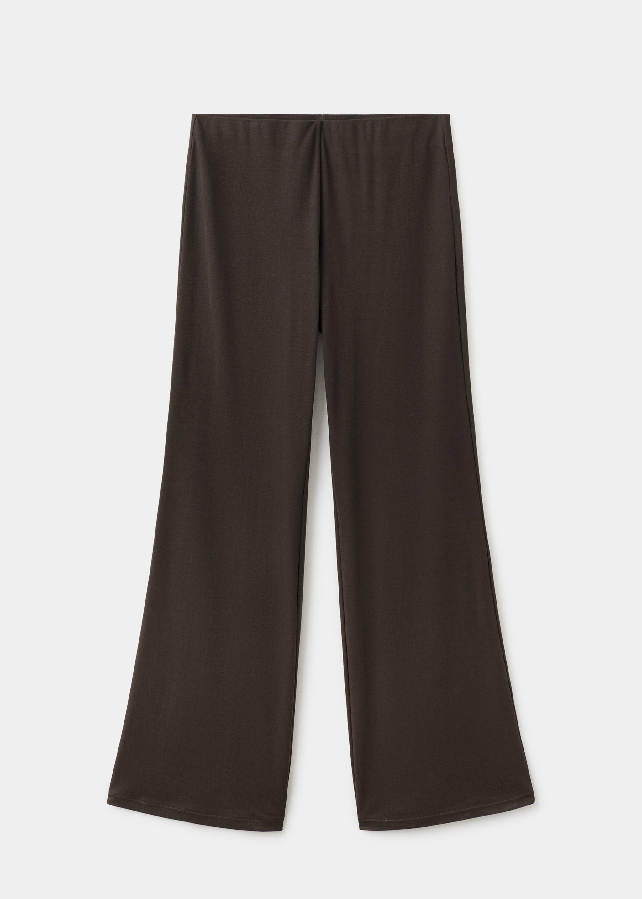 Straight-fit trousers with elastic waist - Article without model