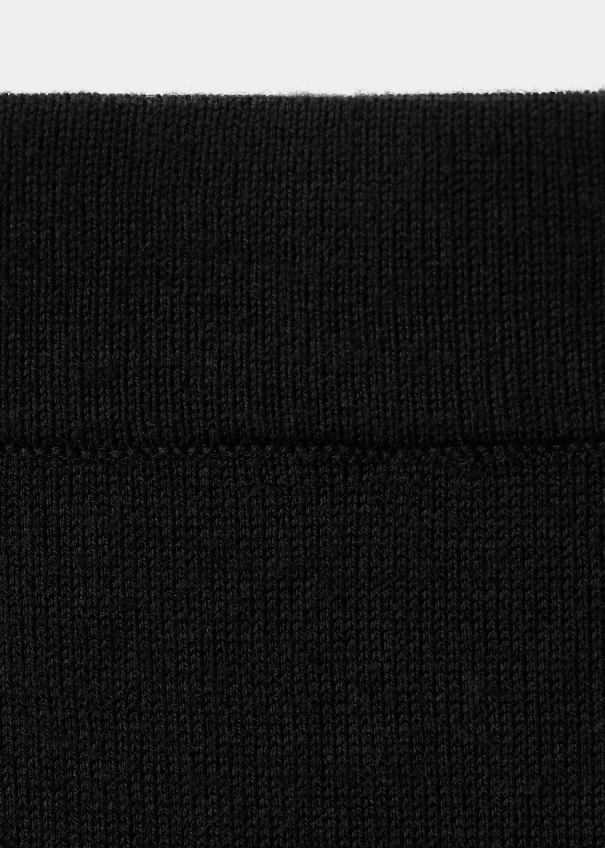 Falda punto detalle nudo - Detalle del artículo 0, Negro. Ref: 27063319-00.