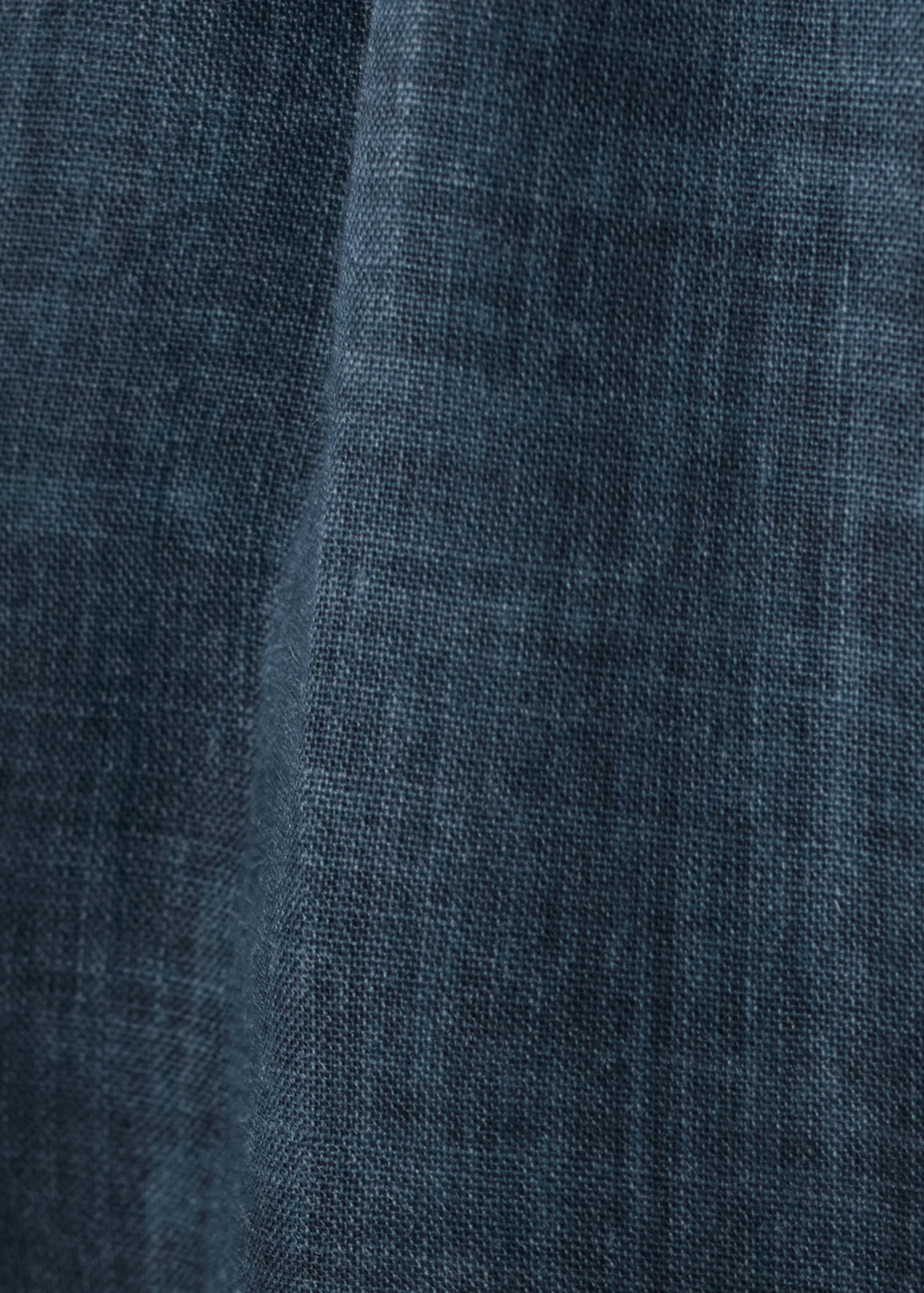 100% ramie trousers with an overdyed effect - Details of the article 0