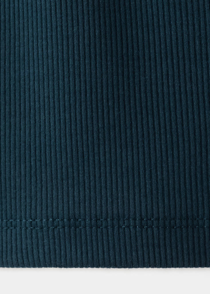 Textured pyjama shorts — Navy