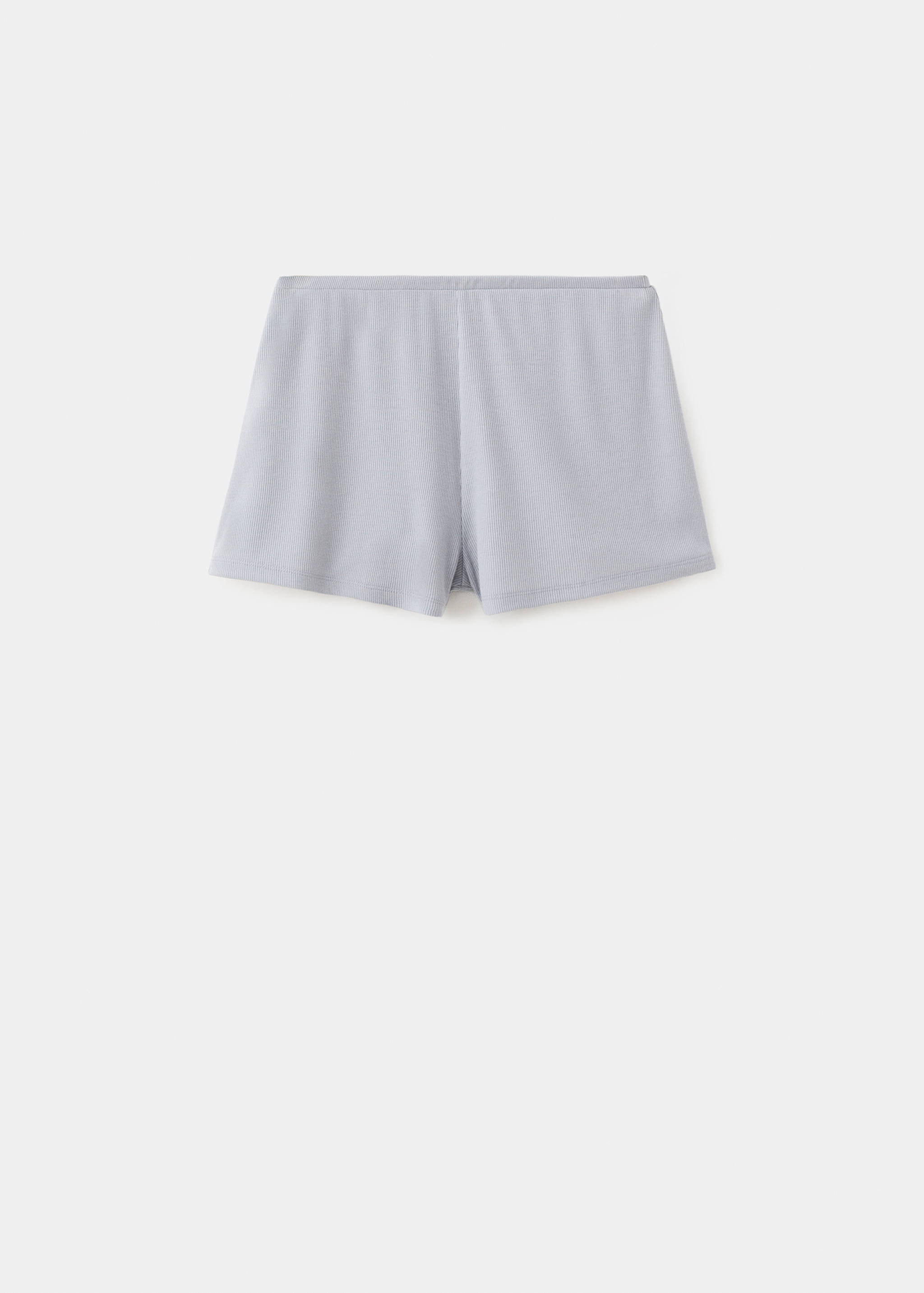 Textured pyjama shorts - Article without model
