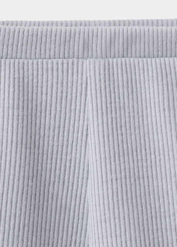 Textured pyjama shorts — Grey