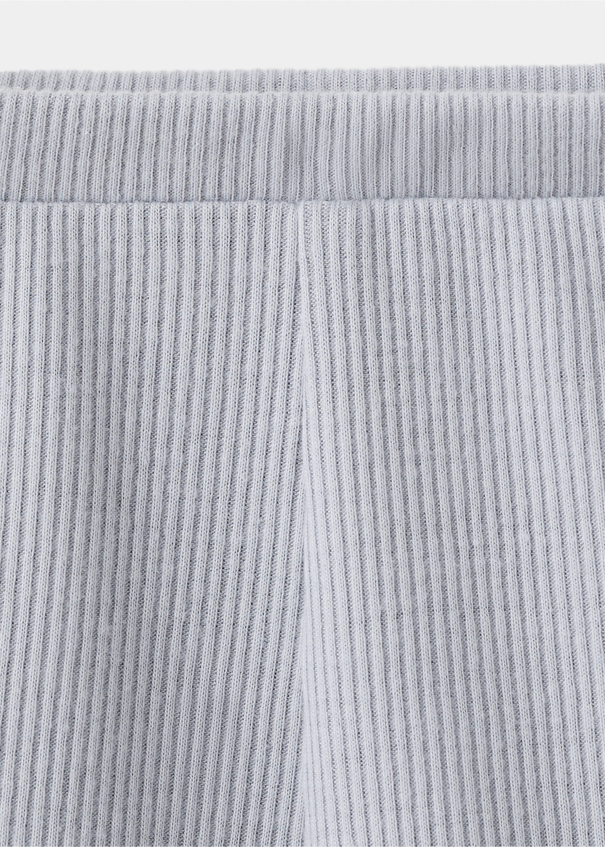 Textured pyjama shorts - Details of the article 8, Grey. Ref: 27063326-00.