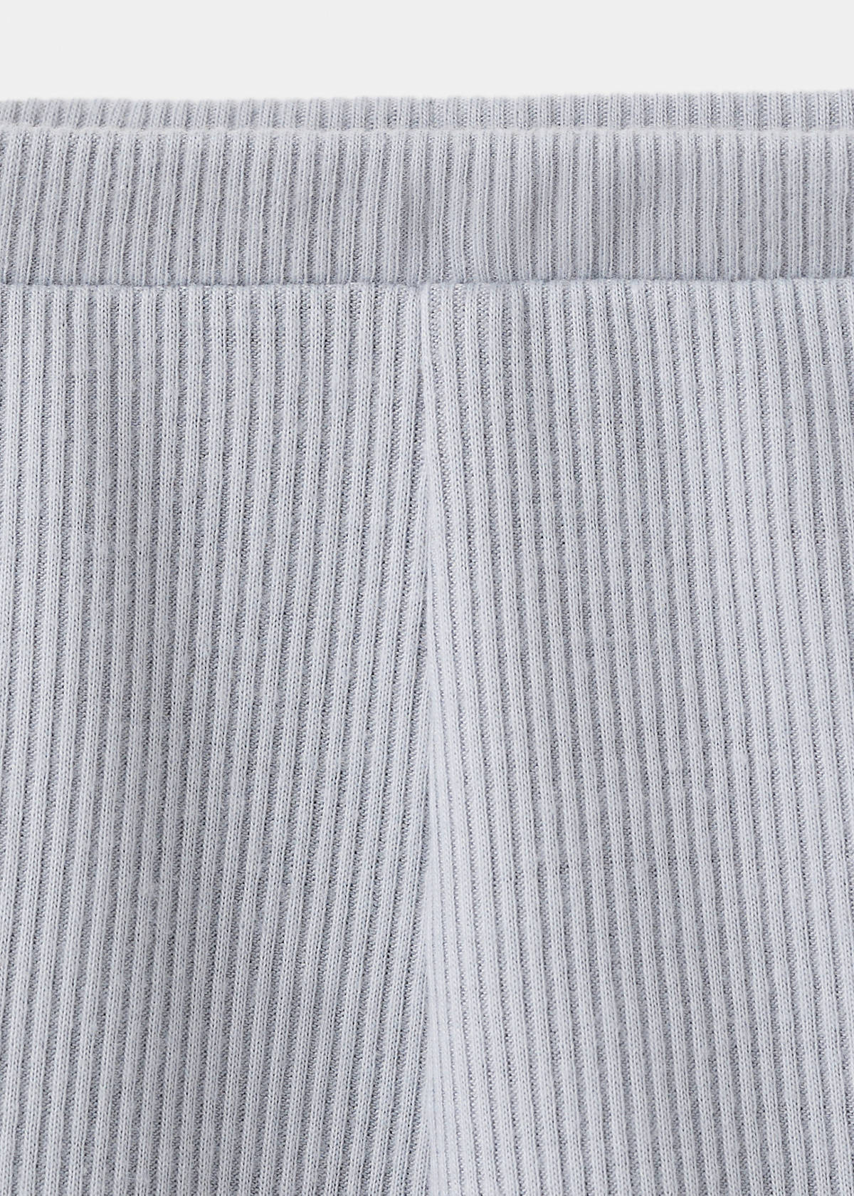 Textured pyjama shorts — Grey