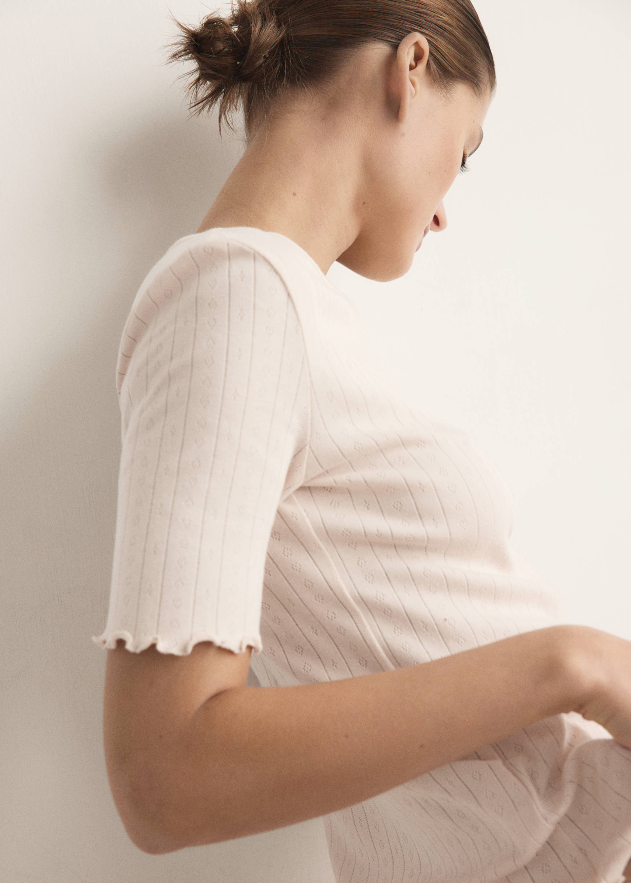 Samarreta cotó desagullat - Pla mig