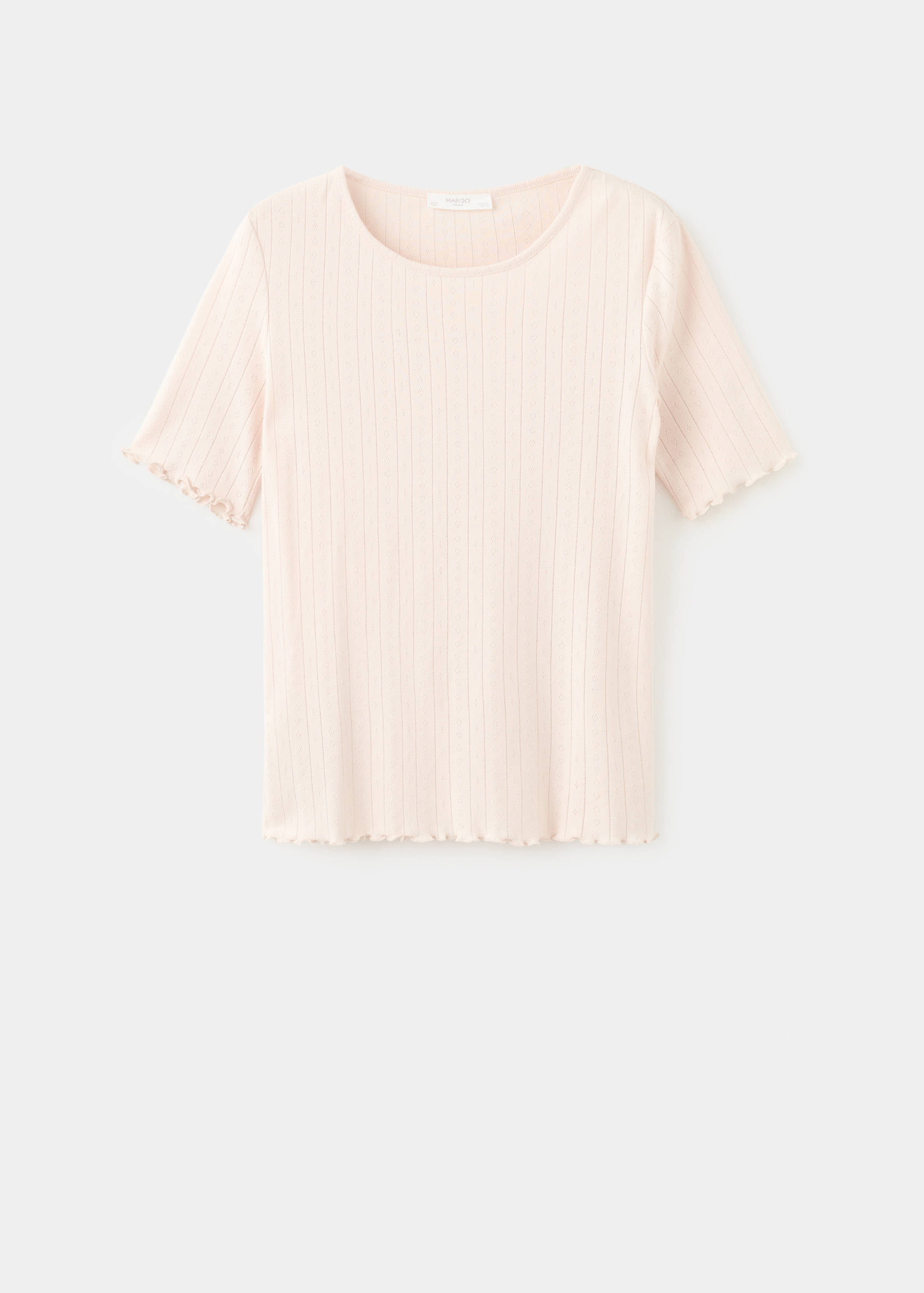 Distressed cotton t-shirt - Article without model
