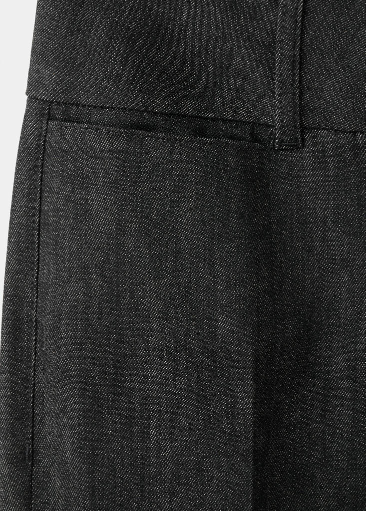 Mid-rise flared jeans — Black
