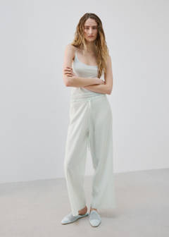 Flowy pyjama trousers — Blue 2