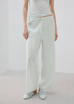Flowy pyjama trousers — Blue 1