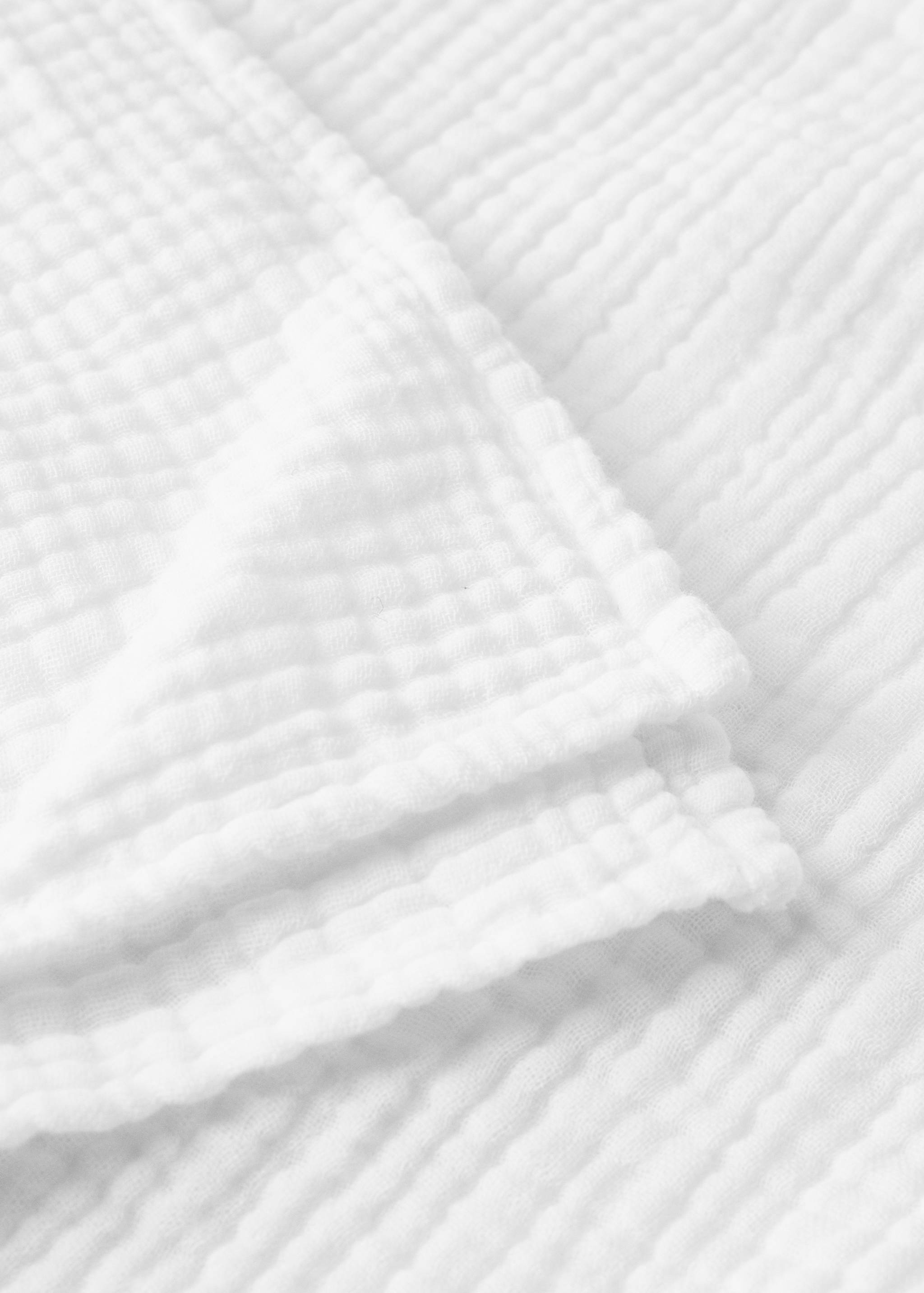 Cot bed top sheet gauze fabric - Details of the article 2