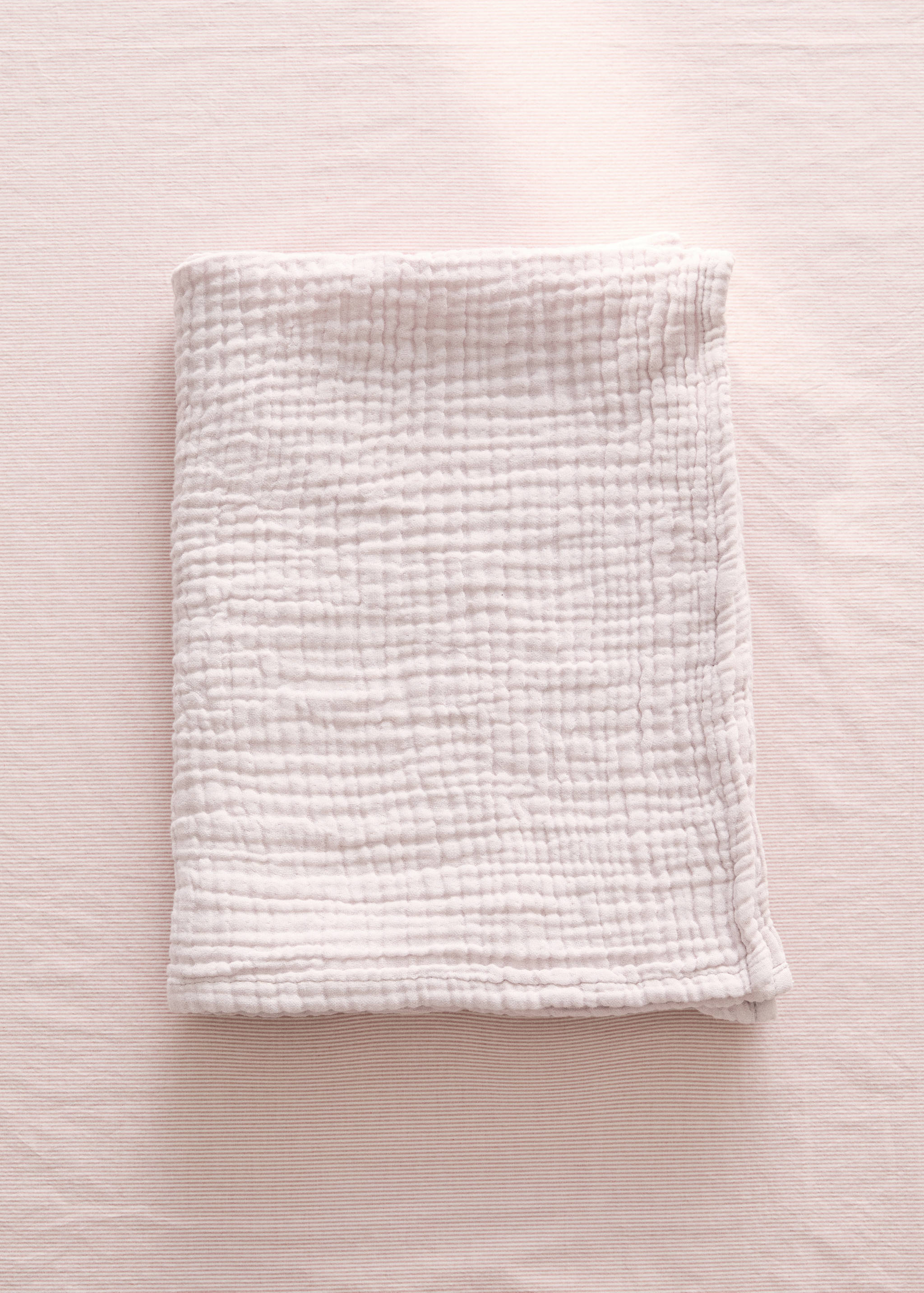 Coperta bimbo/a garza di cotone garment dye - Piano generale