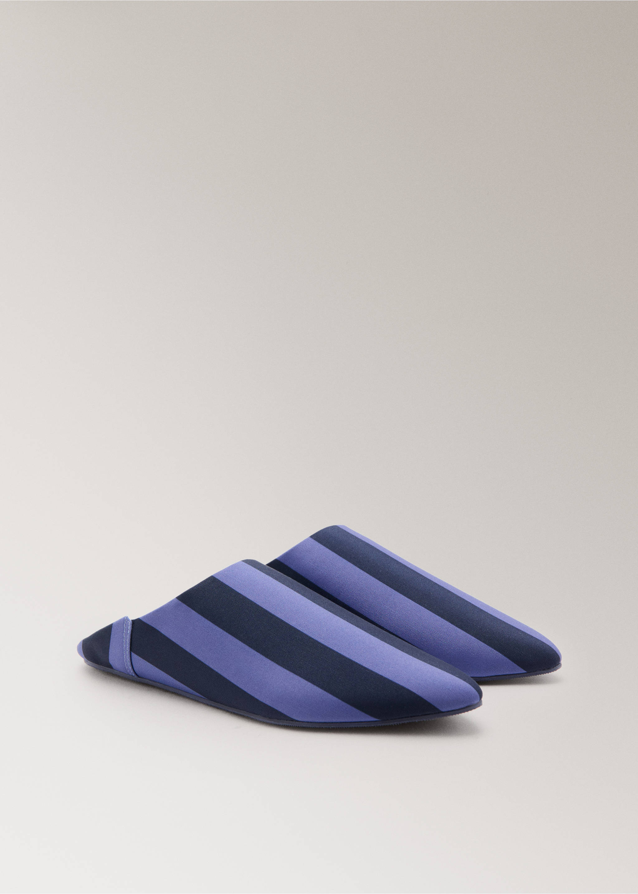 صندل مخطط بتفاصيل خياطة - رؤية وسط, أزرق. Ref: 27063343-00.