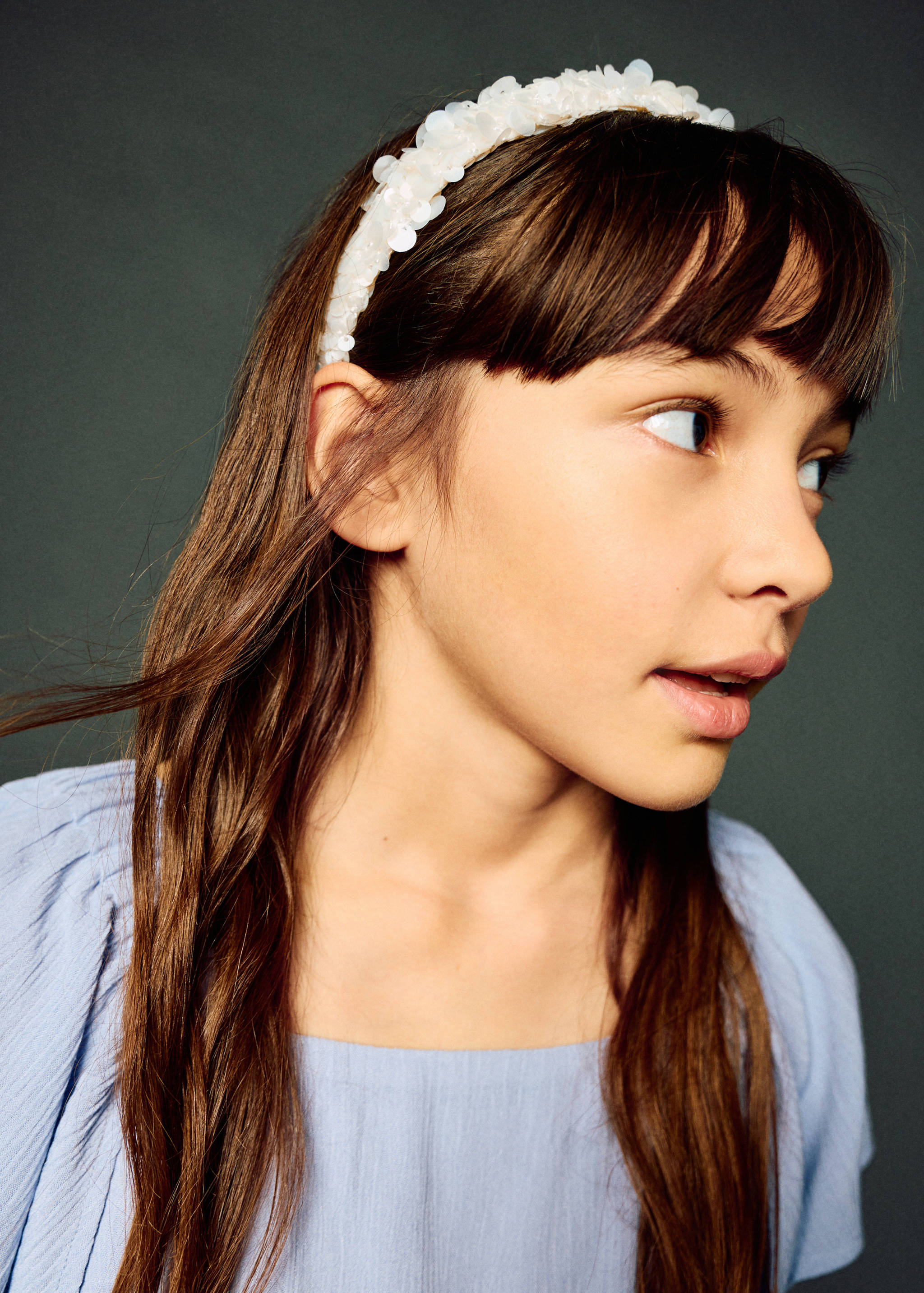 Beaded detail headband - General plane