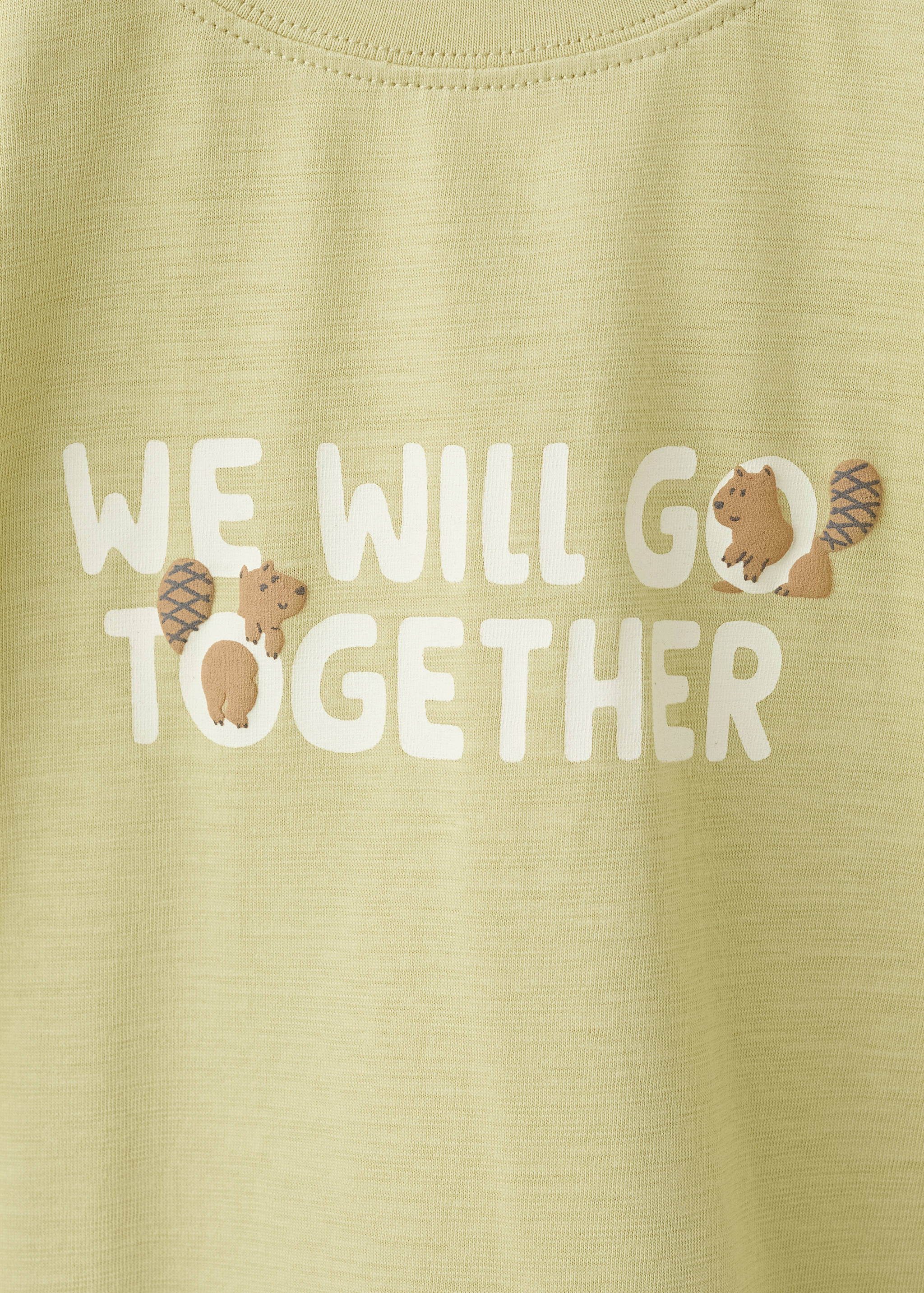 Embossed detail printed t-shirt - Details of the article 8