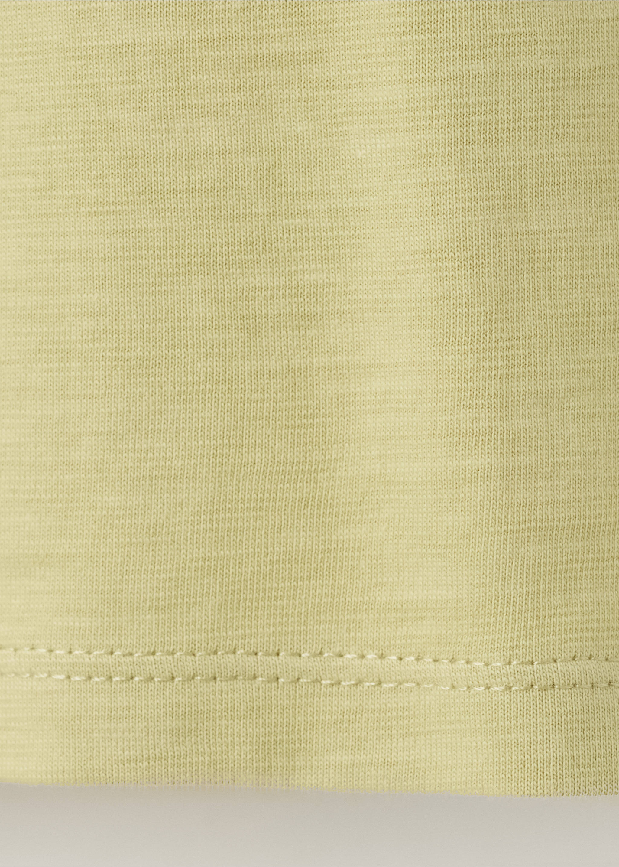 Embossed detail printed t-shirt - Details of the article 0, Lime. Ref: 27063718-00.