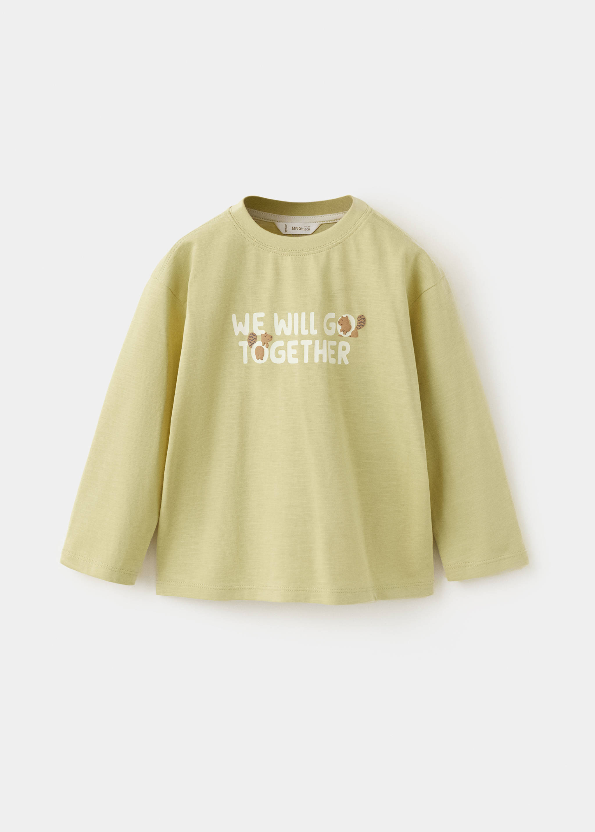 Embossed detail printed t-shirt - Article without model