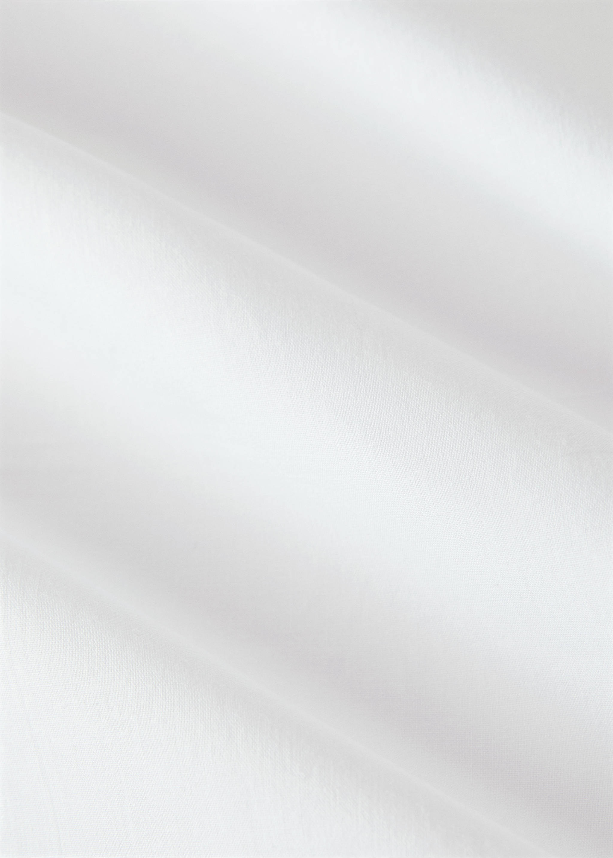 Lenzuolo superiore percalle di cotone ricamo fiore letto 180/200 cm - Dettaglio dell'articolo 3, Arancione pastello. Ref: 27063721-00.