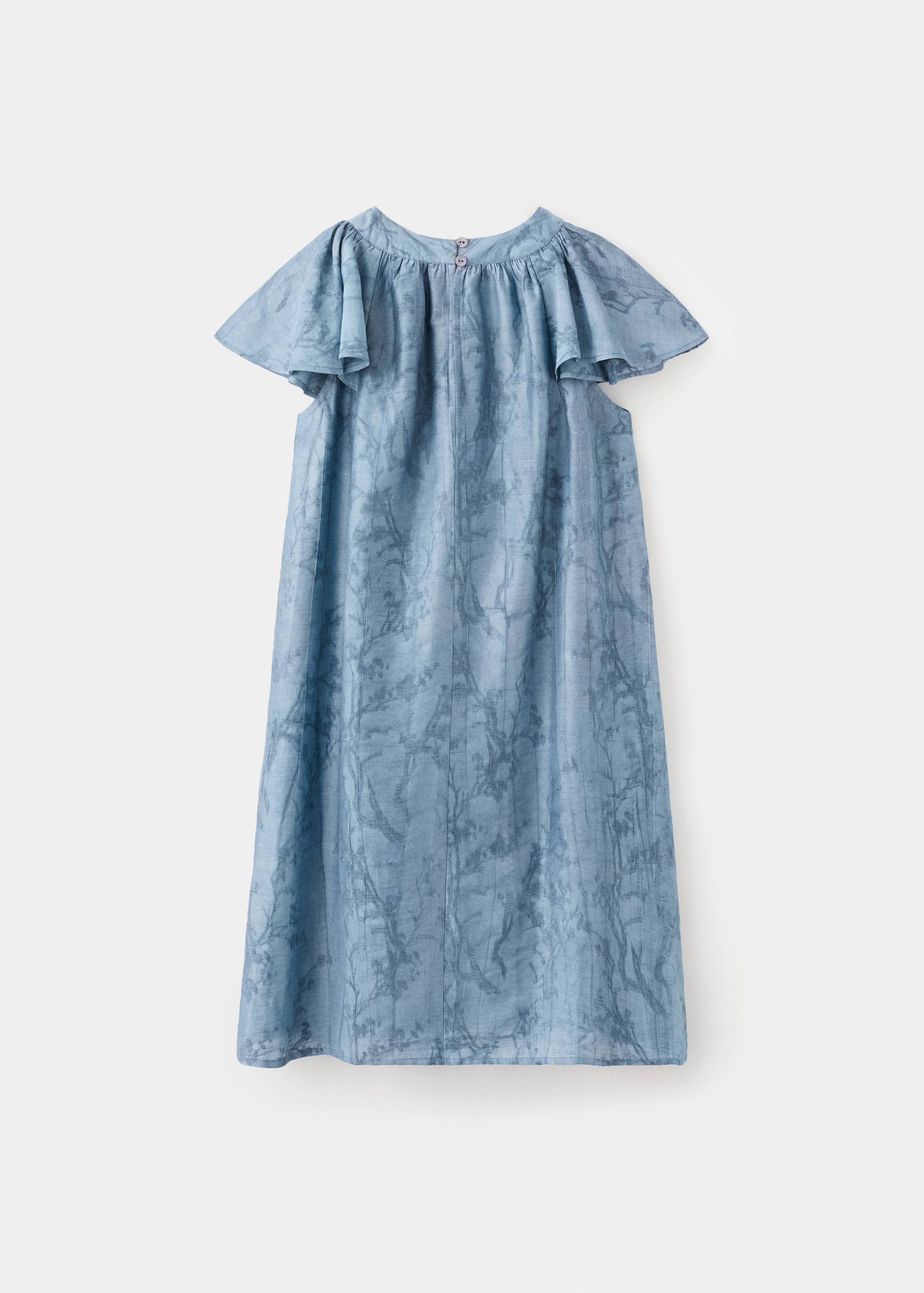 Robe brodée fleurs - Verso de l’article