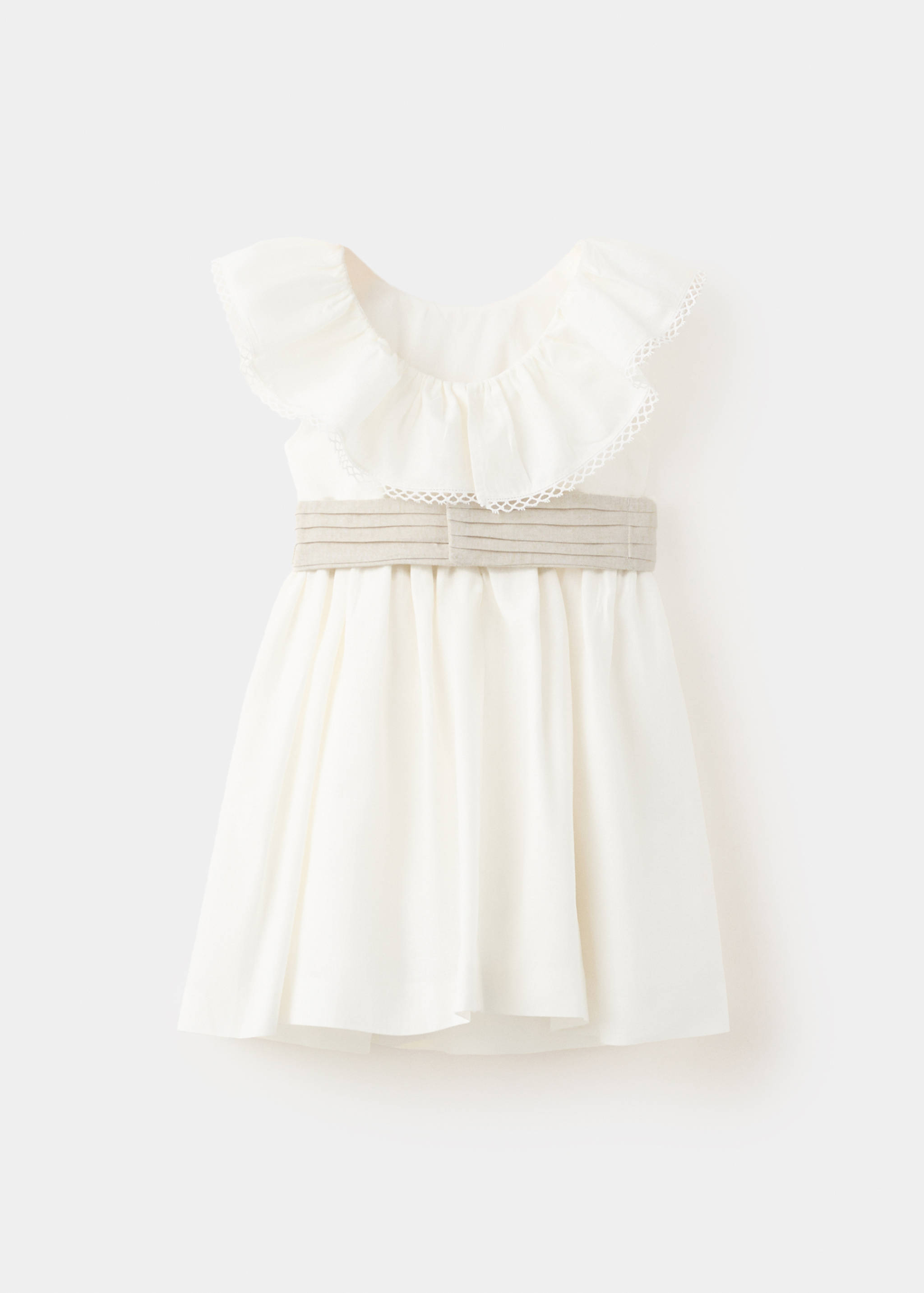 Vestido lino corto - Reverso del artículo