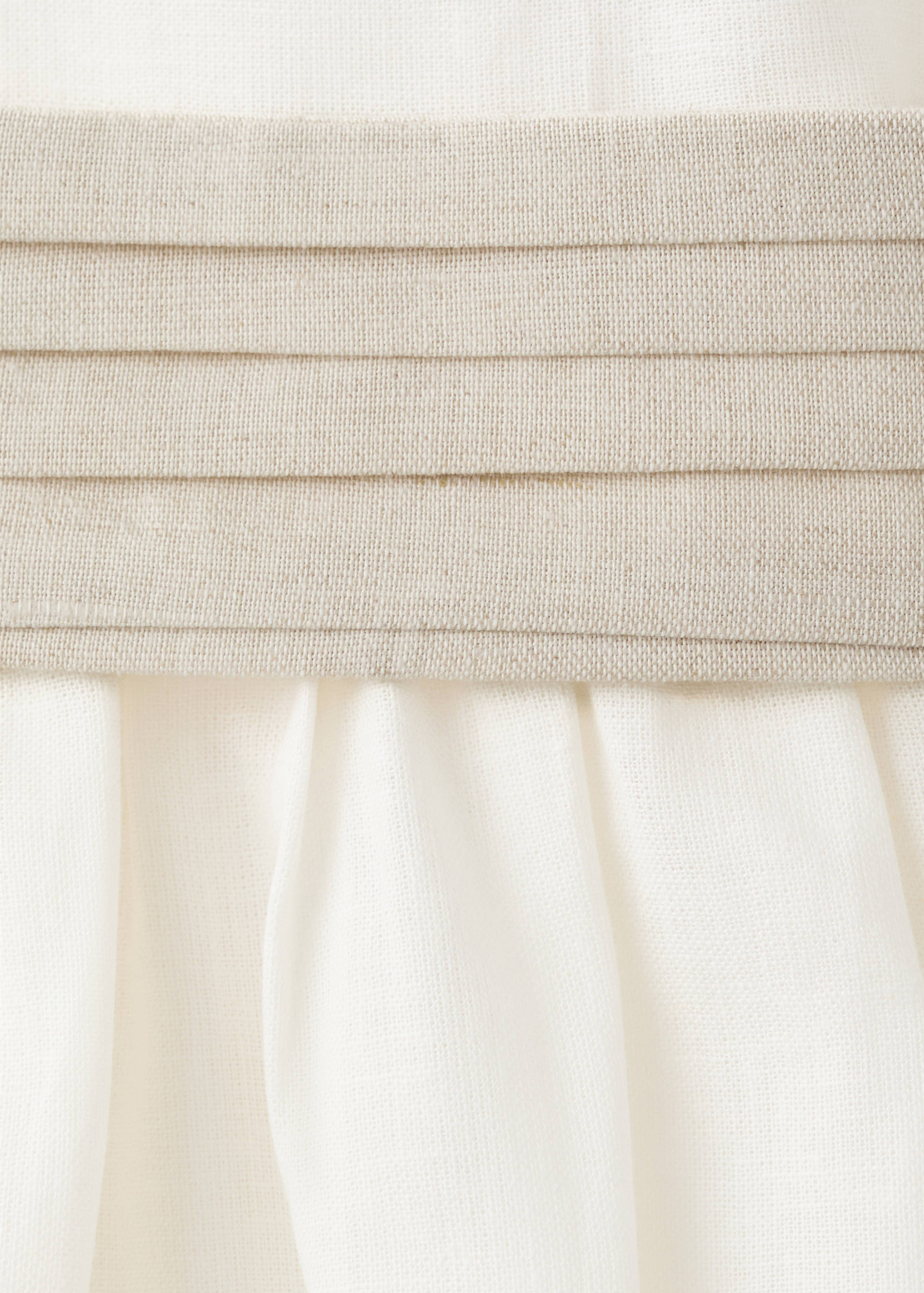 Vestido lino corto - Detalle del artículo 0