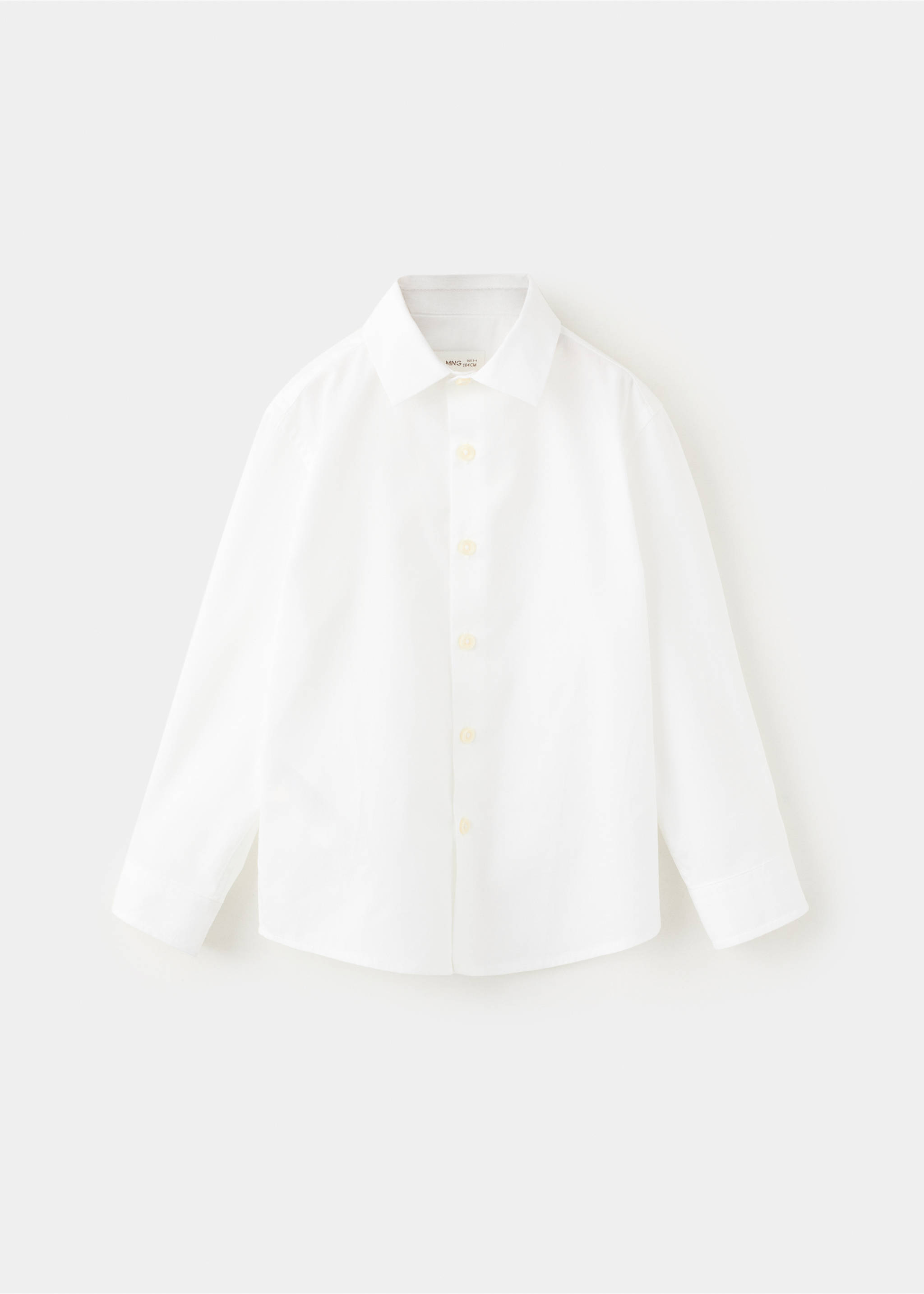 Camisa popelín algodón - Artículo sin modelo, Blanco. Ref: 27063725-00.