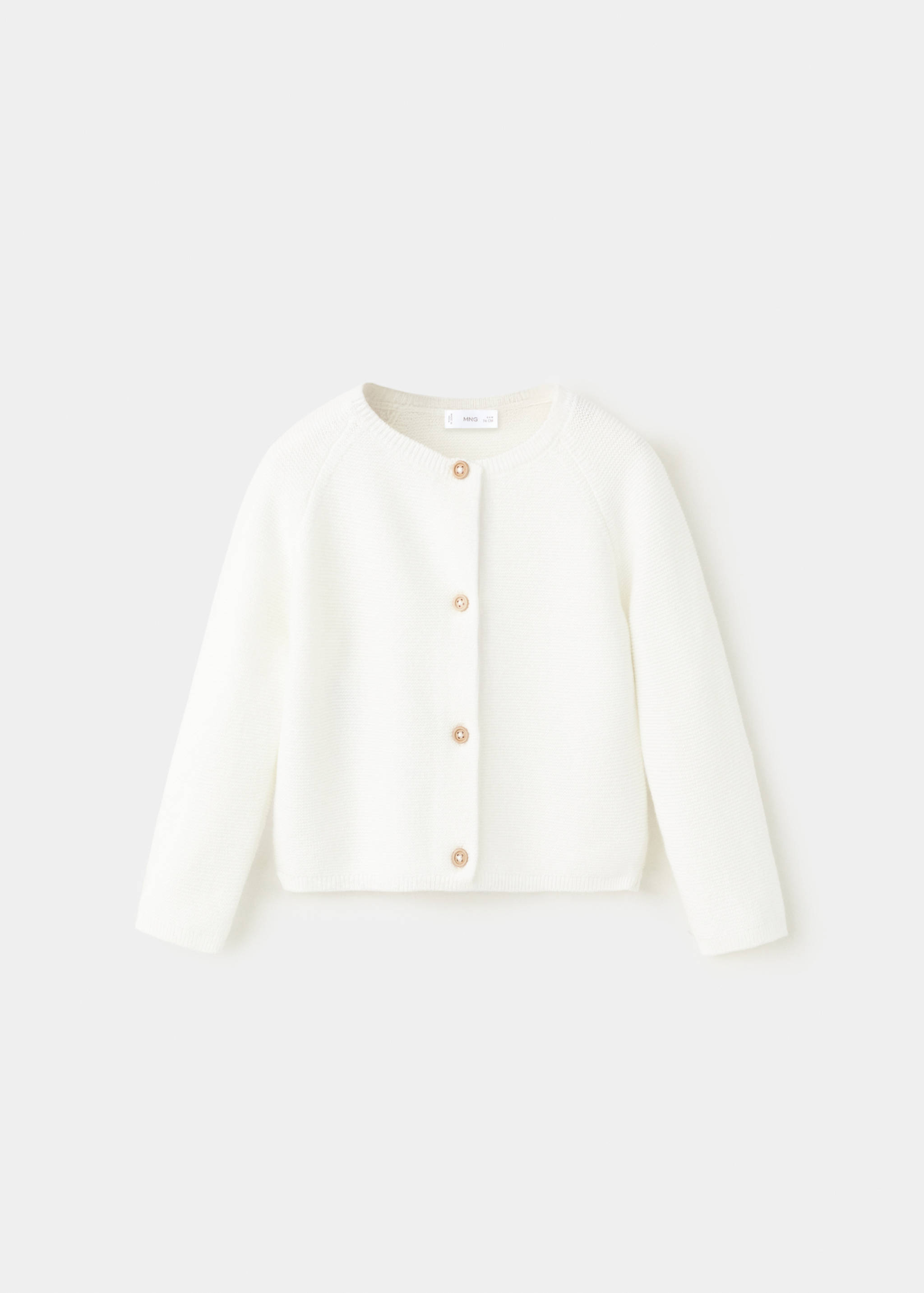 Long sleeves knit cardigan - Article without model