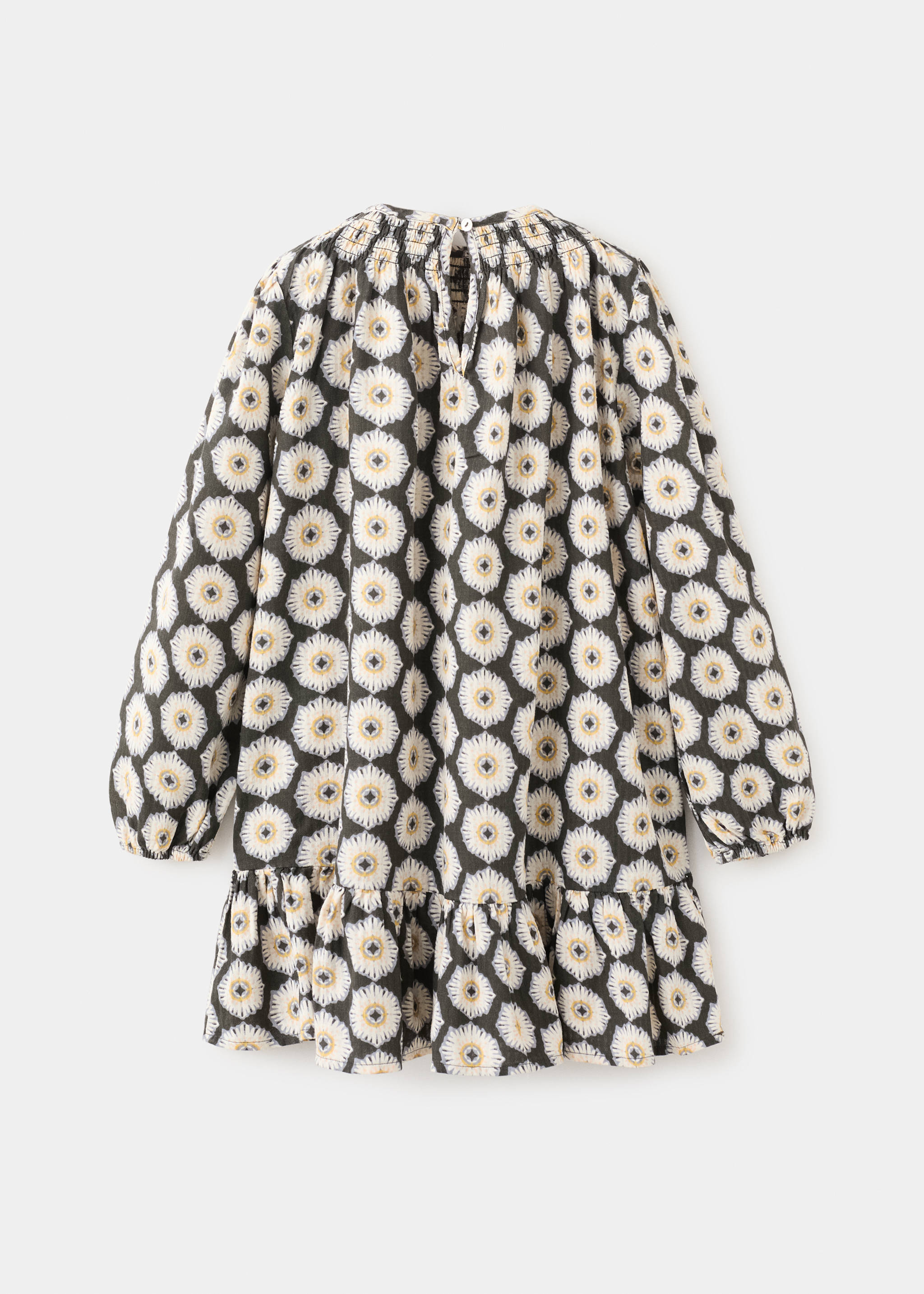 Floral-print flared dress - Reverse of the article