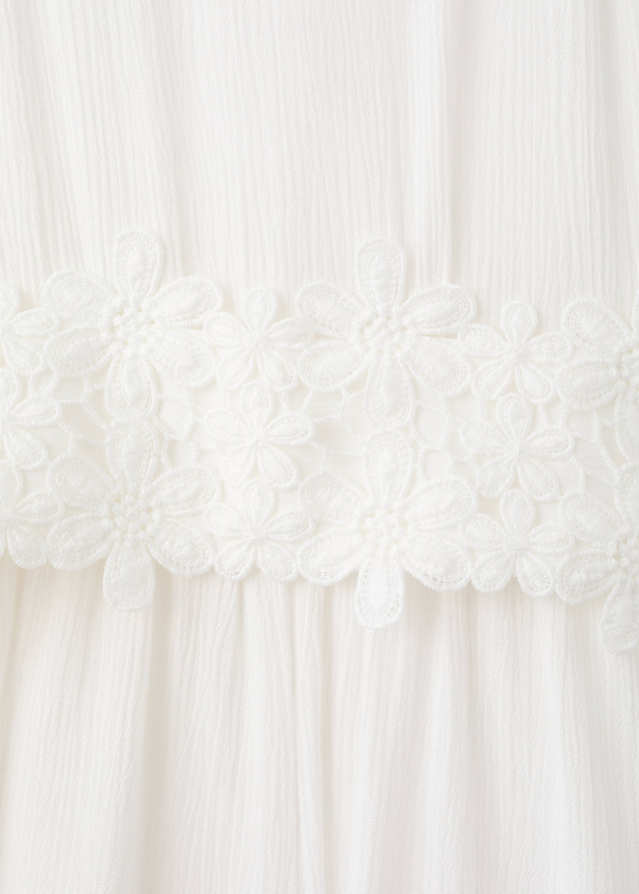 Long embroidered jumpsuit - Details of the article 0