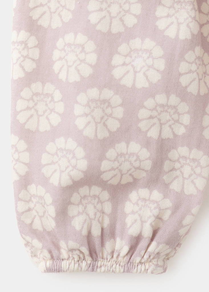 Short floral-print dress — Pink