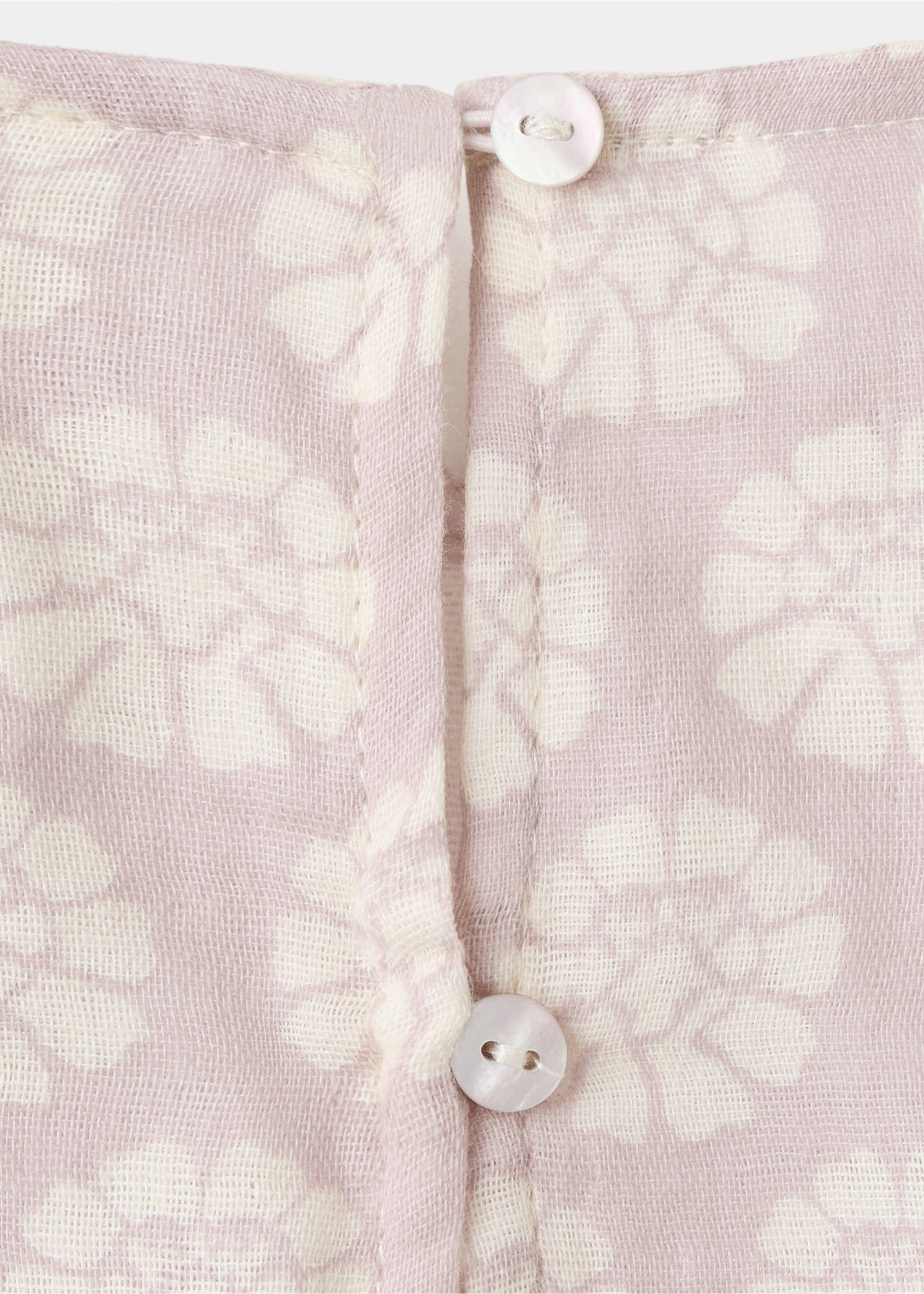 Short floral-print dress - Details of the article 0, Pink. Ref: 27063736-00.