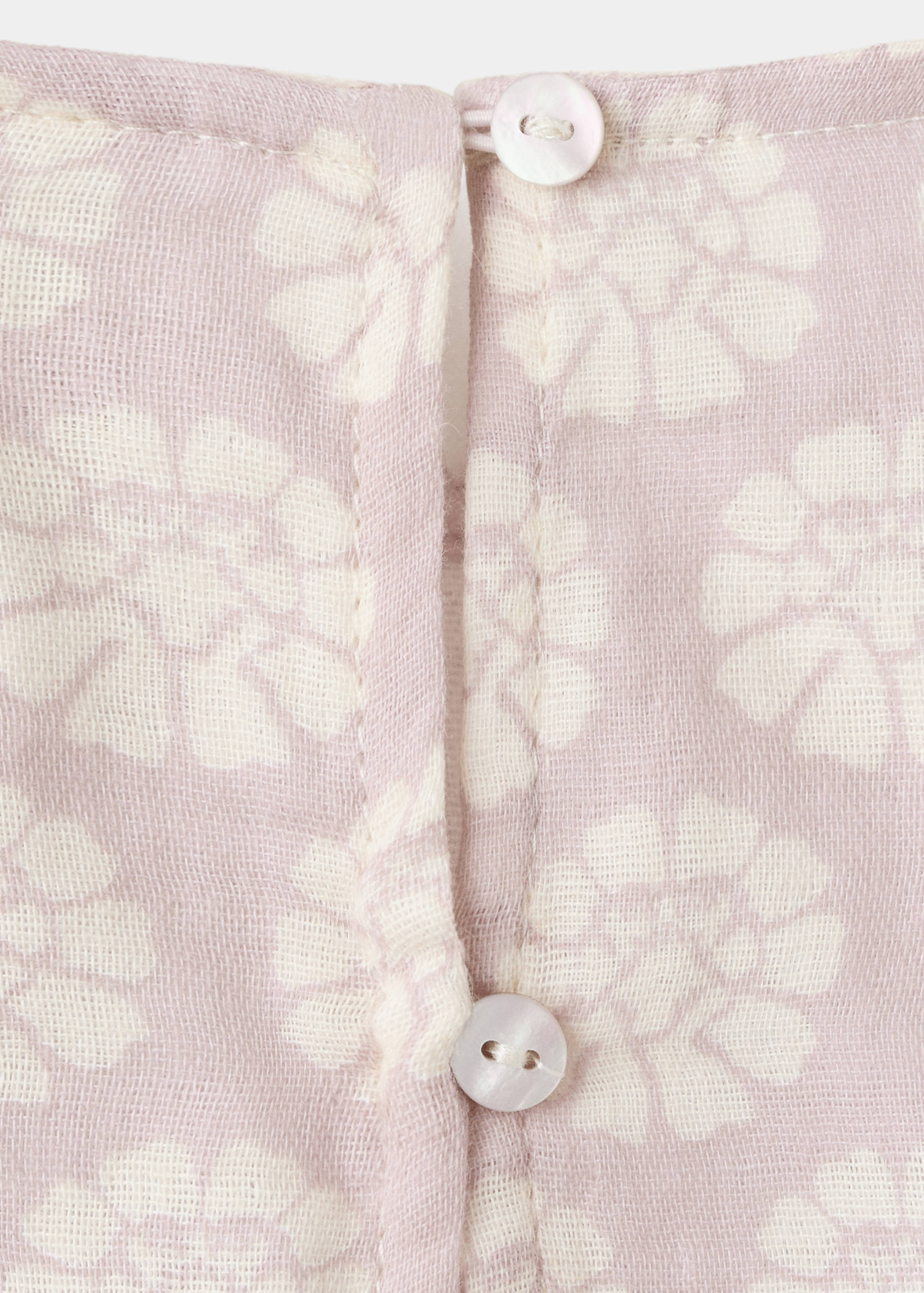 Short floral-print dress - Details of the article 0