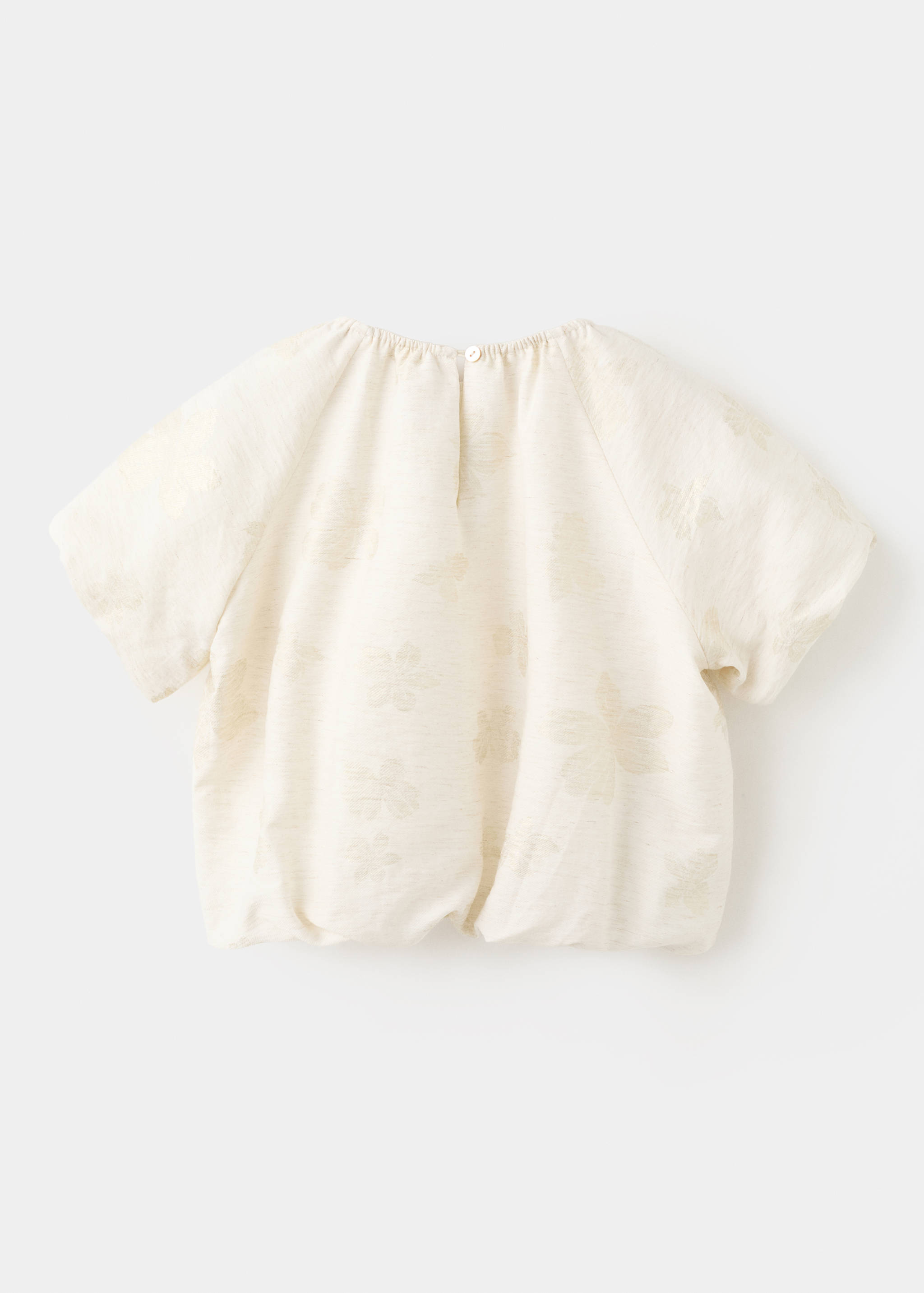 印花短款衬衫 - null