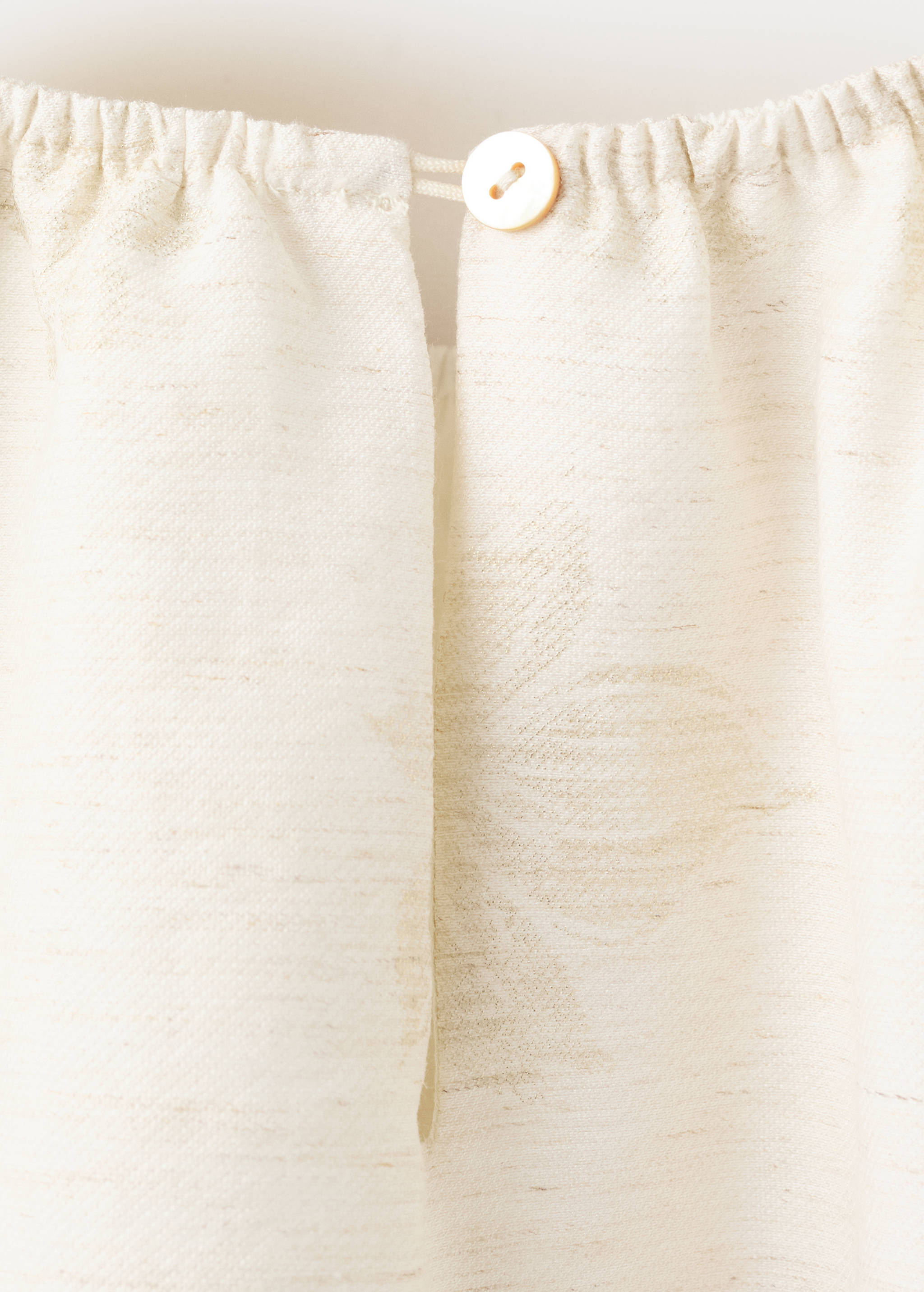 印花短款衬衫 - null